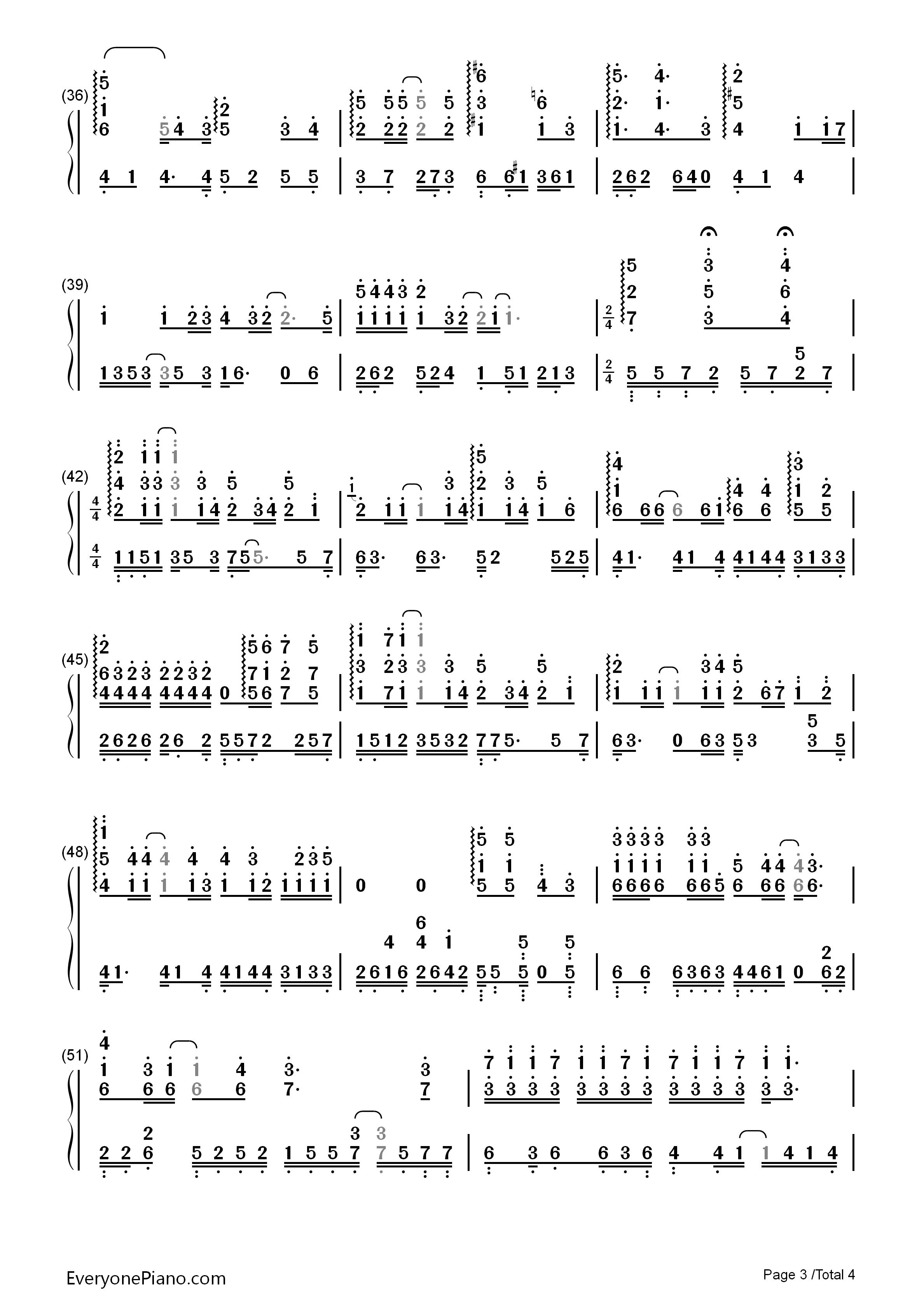 爱与诚钢琴简谱_古巨基演唱