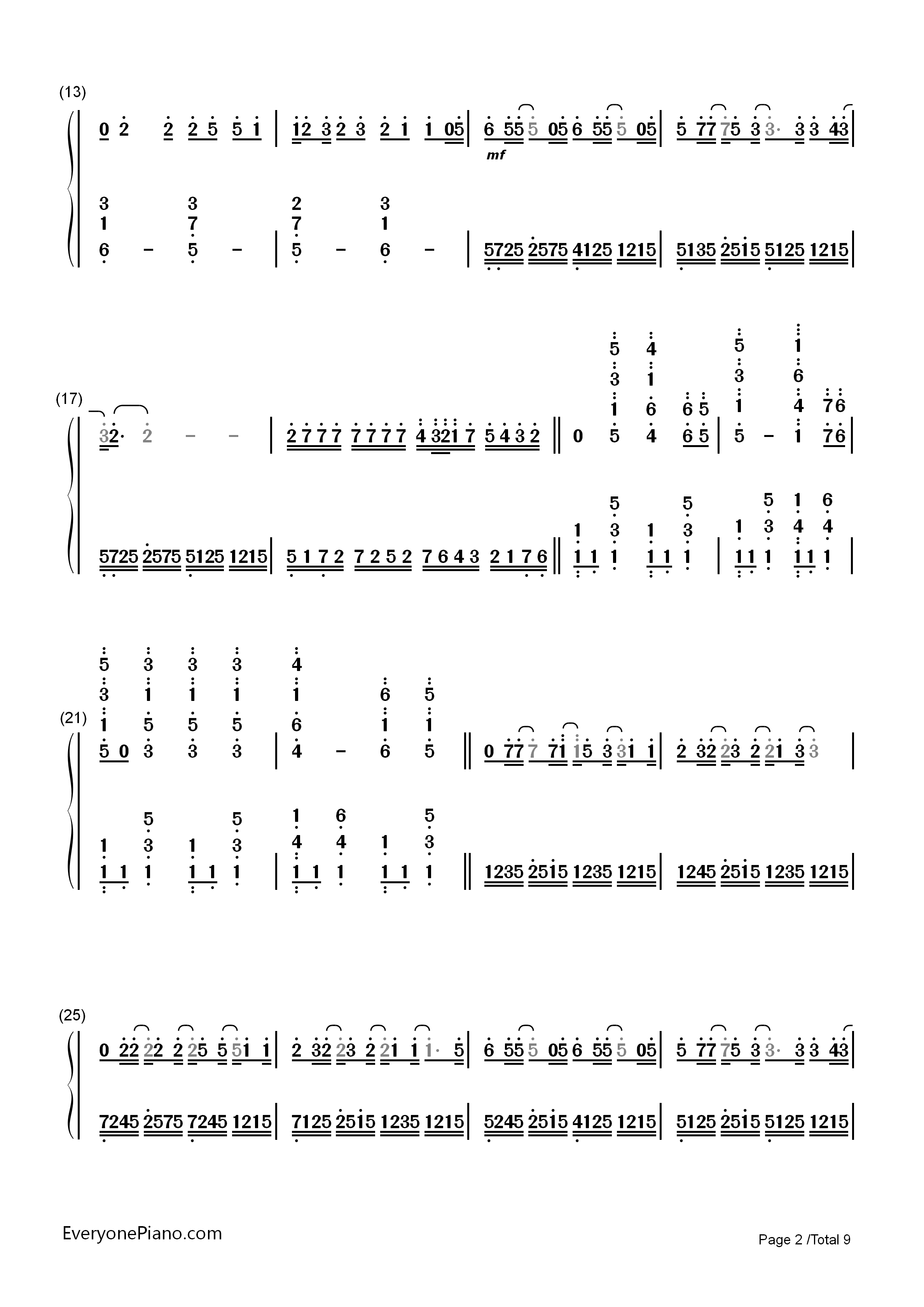 罪の名前钢琴简谱_初音未来_Ryo演唱