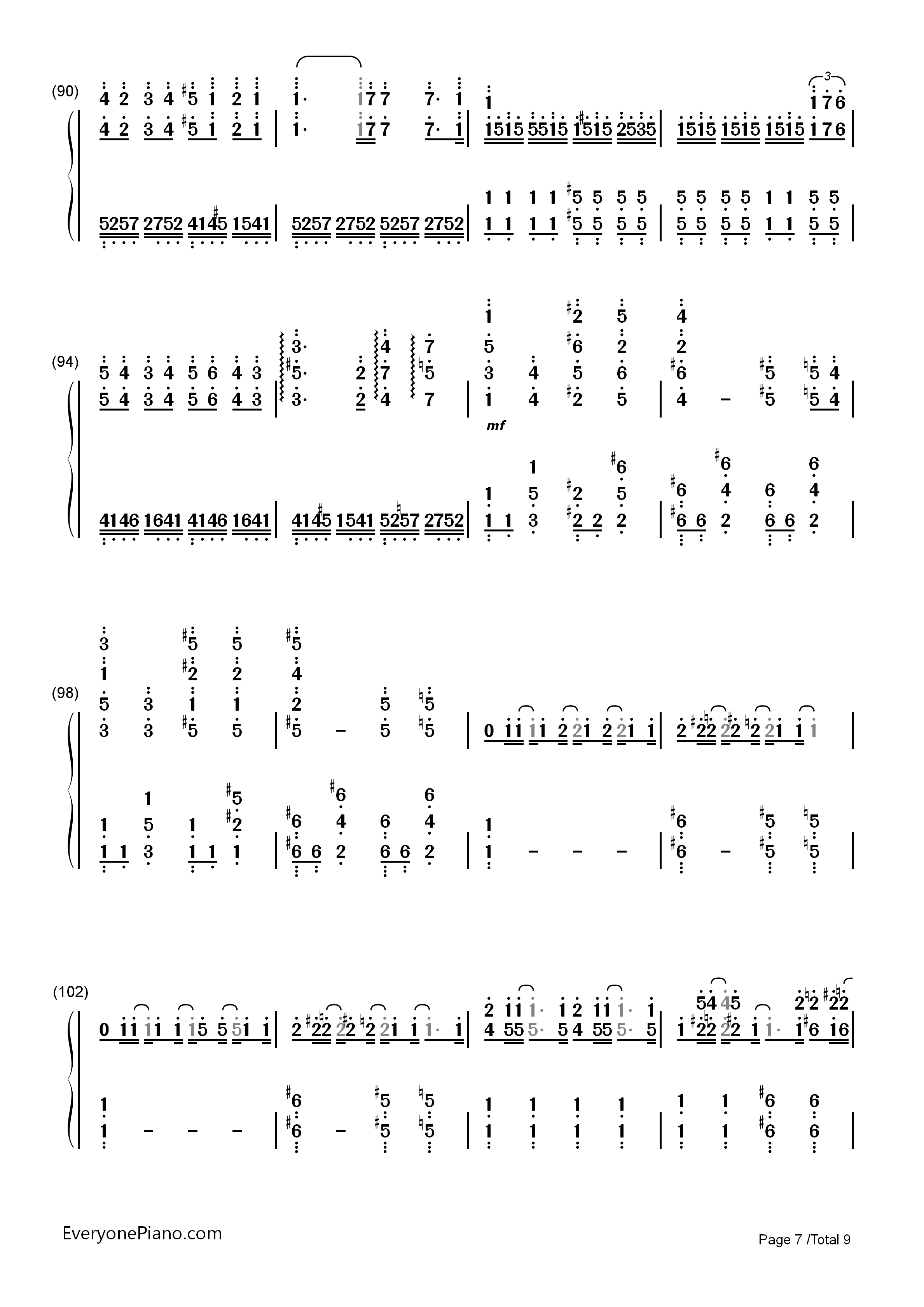 罪の名前钢琴简谱_初音未来_Ryo演唱