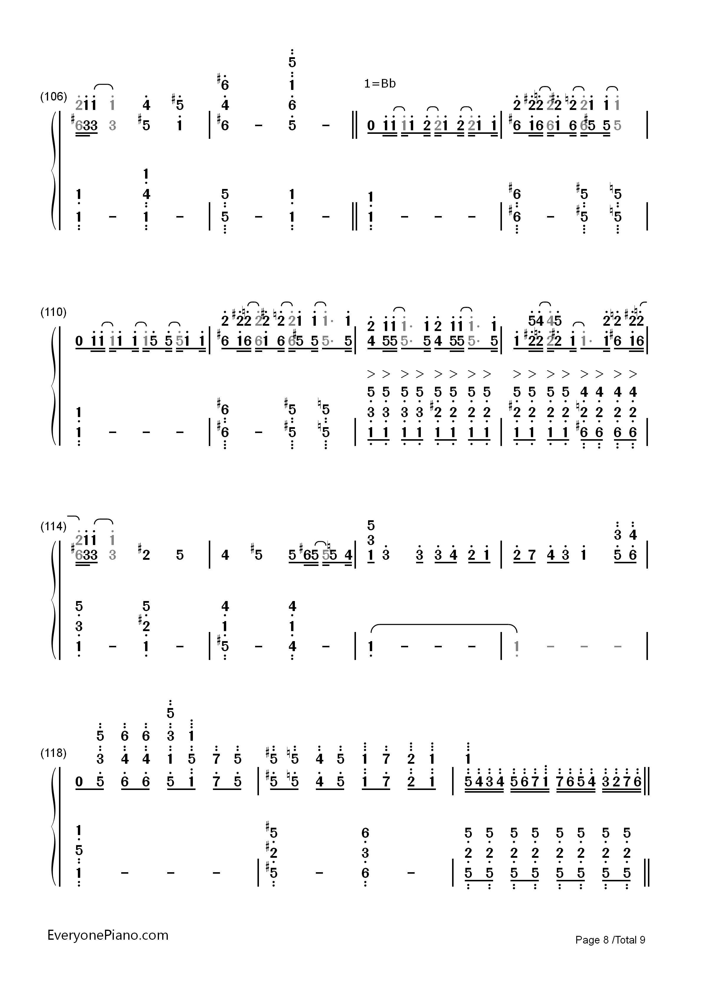 罪の名前钢琴简谱_初音未来_Ryo演唱