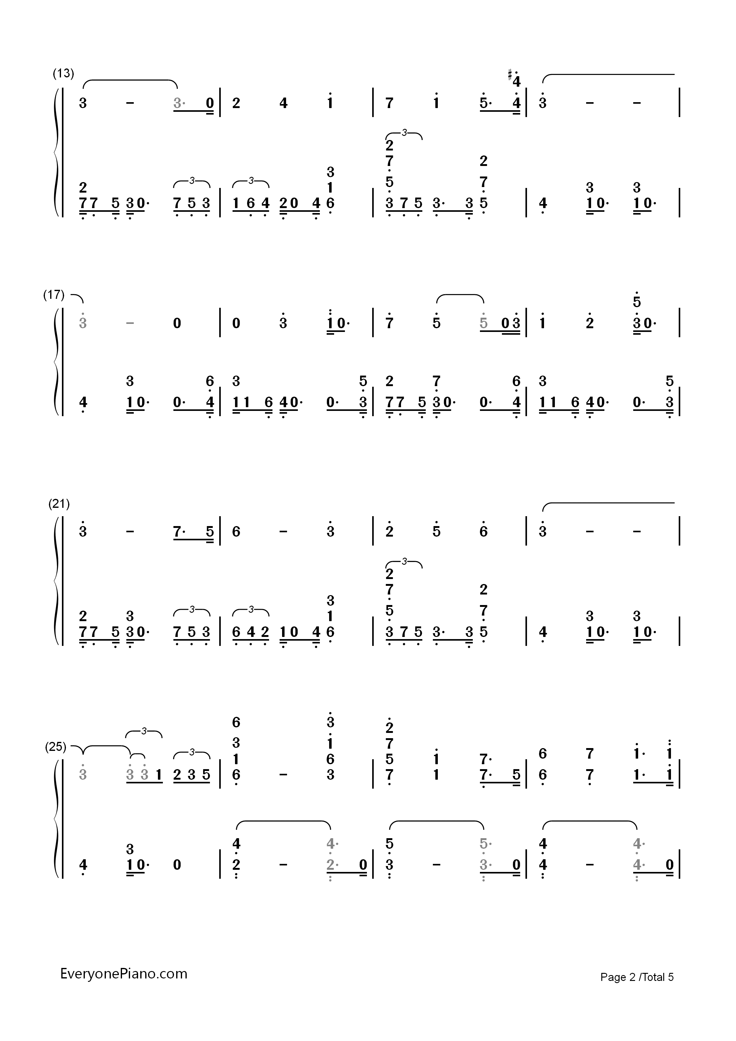 女皇花园钢琴简谱_Maple_Story演唱