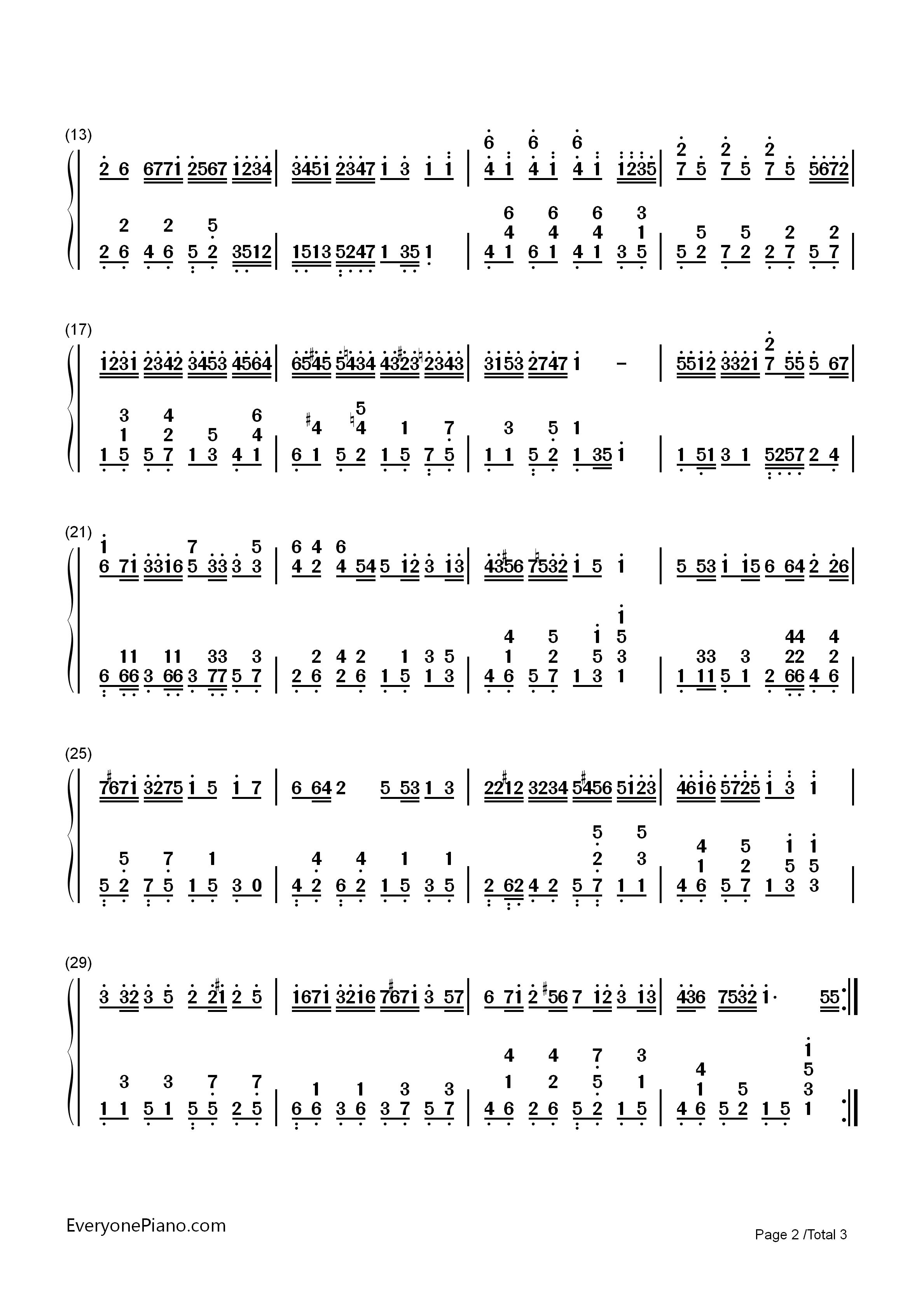 圣诞随想钢琴简谱_未知演唱
