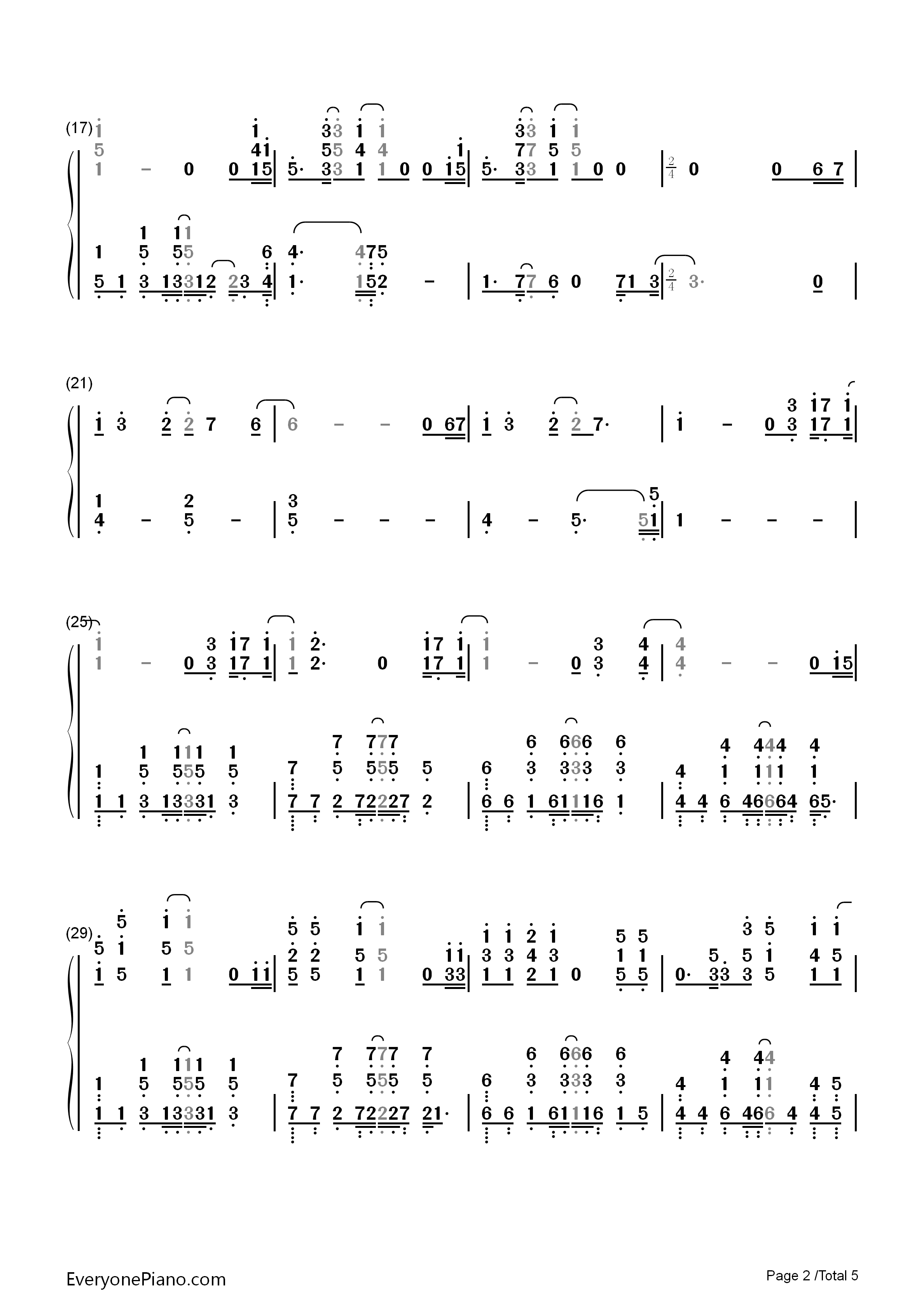 You're_Beautiful钢琴简谱_James_Blunt演唱