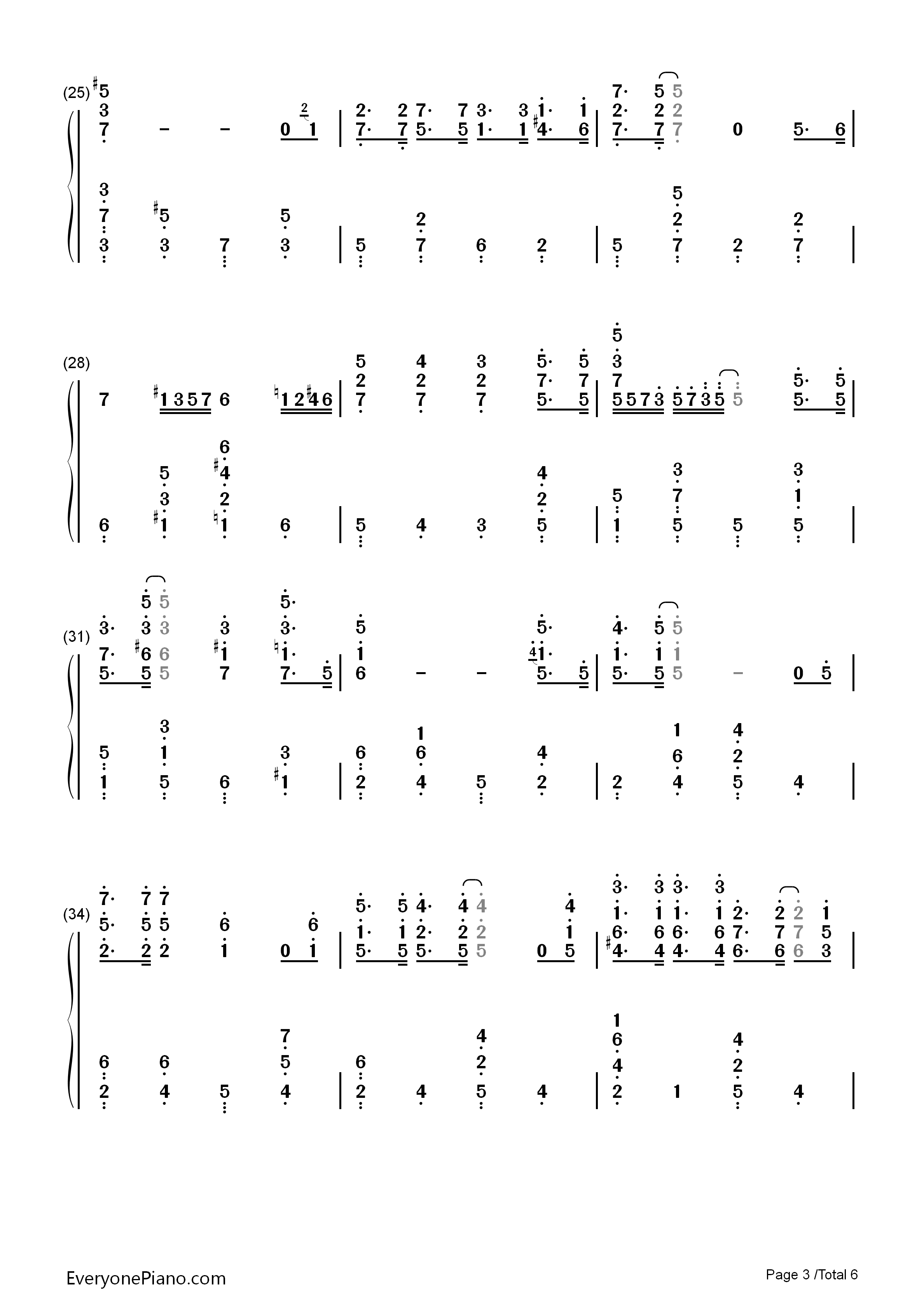 Winter_Wonderland钢琴简谱_珠儿__Jewel演唱