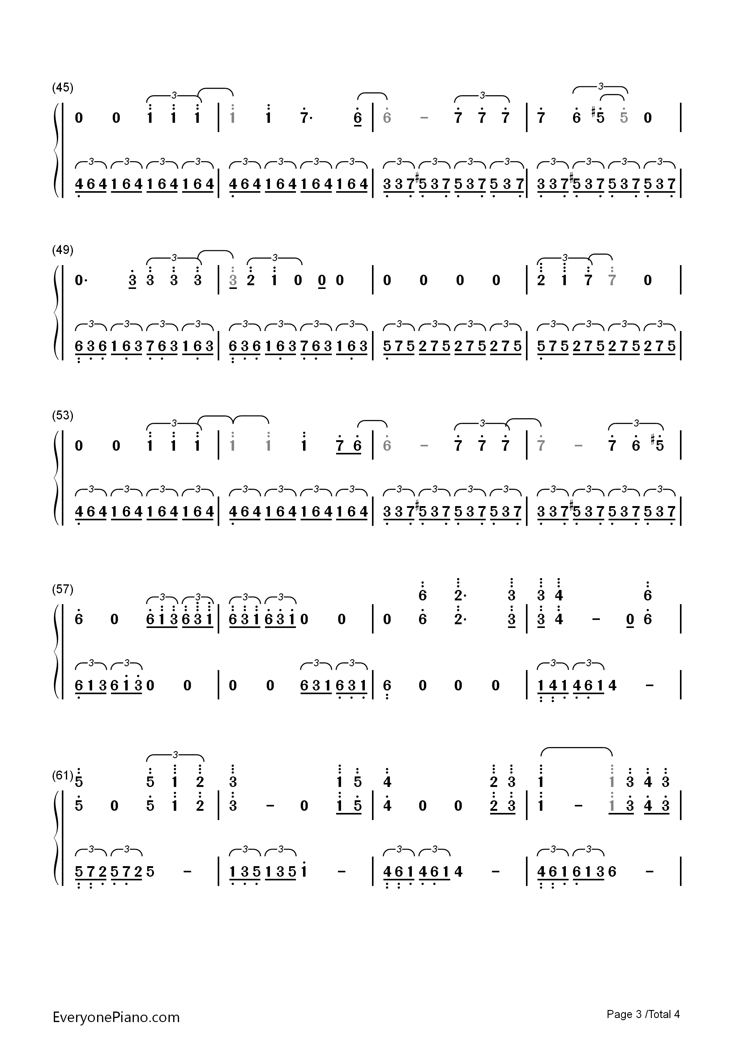 蓝色气球（Blue_Balloon）钢琴简谱_马克西姆演唱