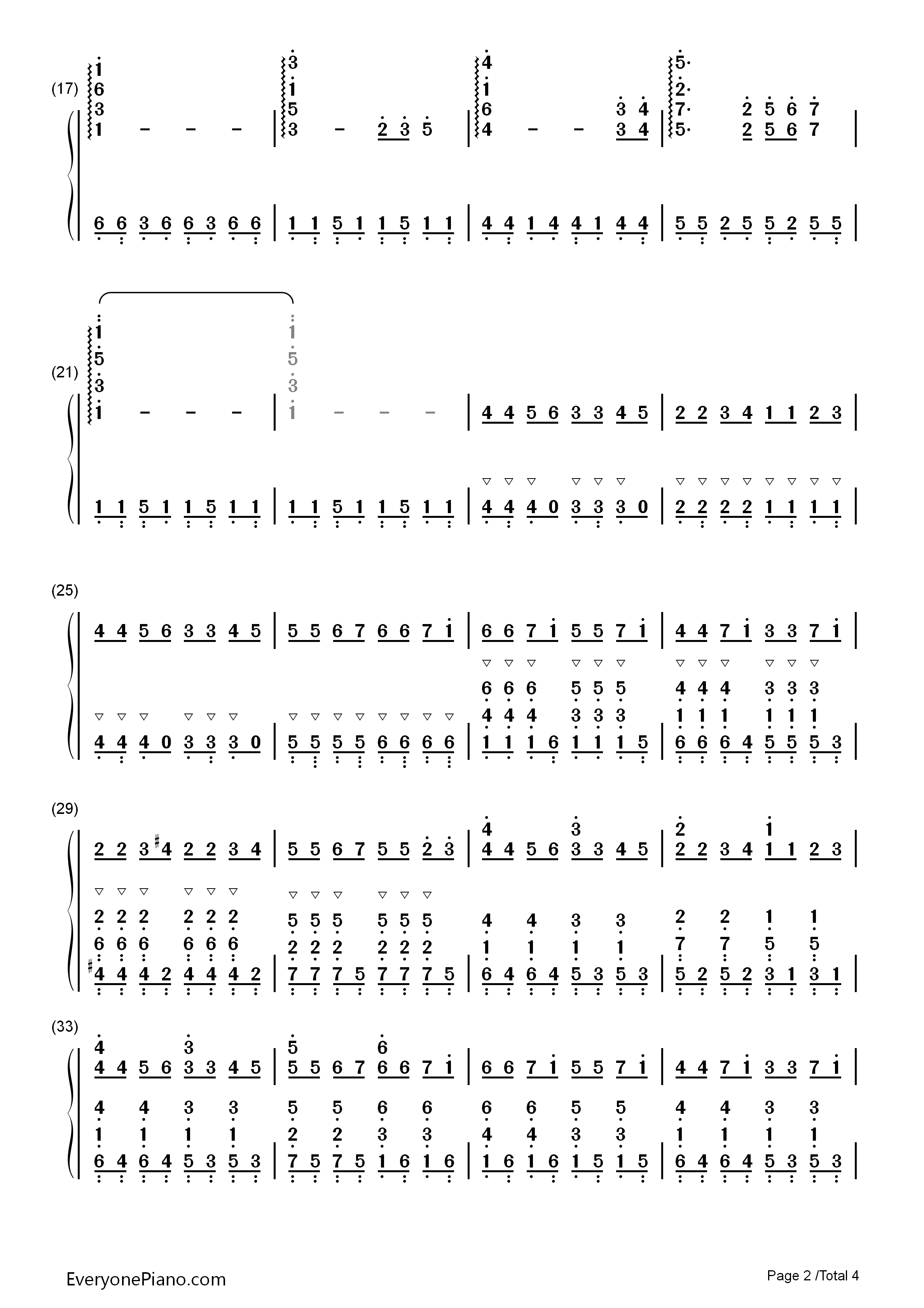 The_Sims_Theme钢琴简谱_Steve_Jablonsky演唱