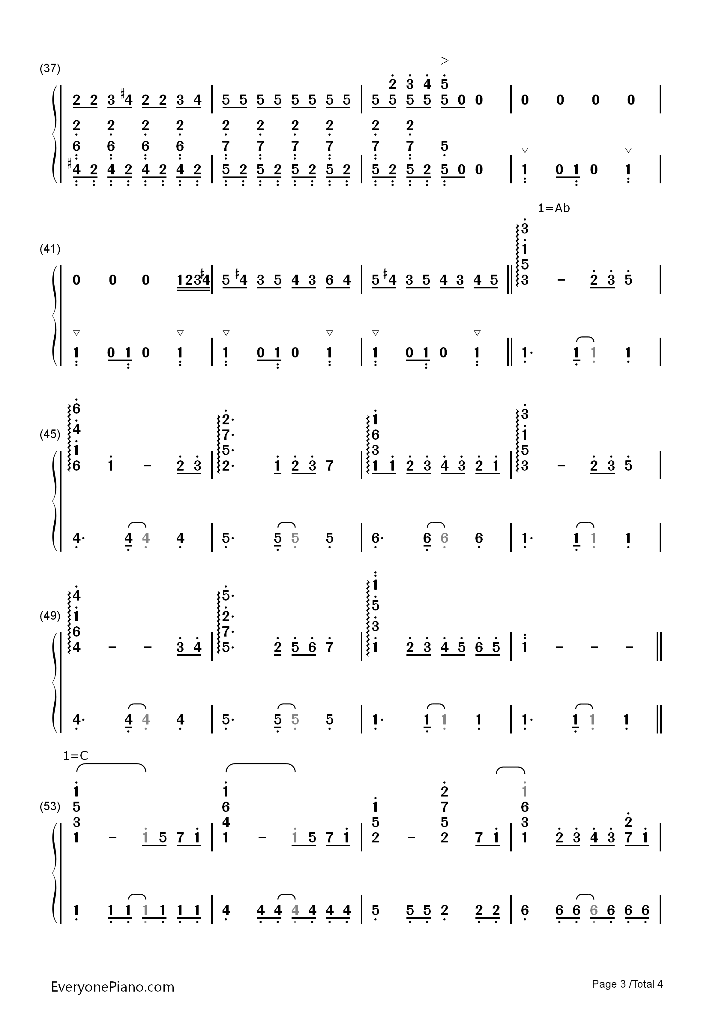 The_Sims_Theme钢琴简谱_Steve_Jablonsky演唱