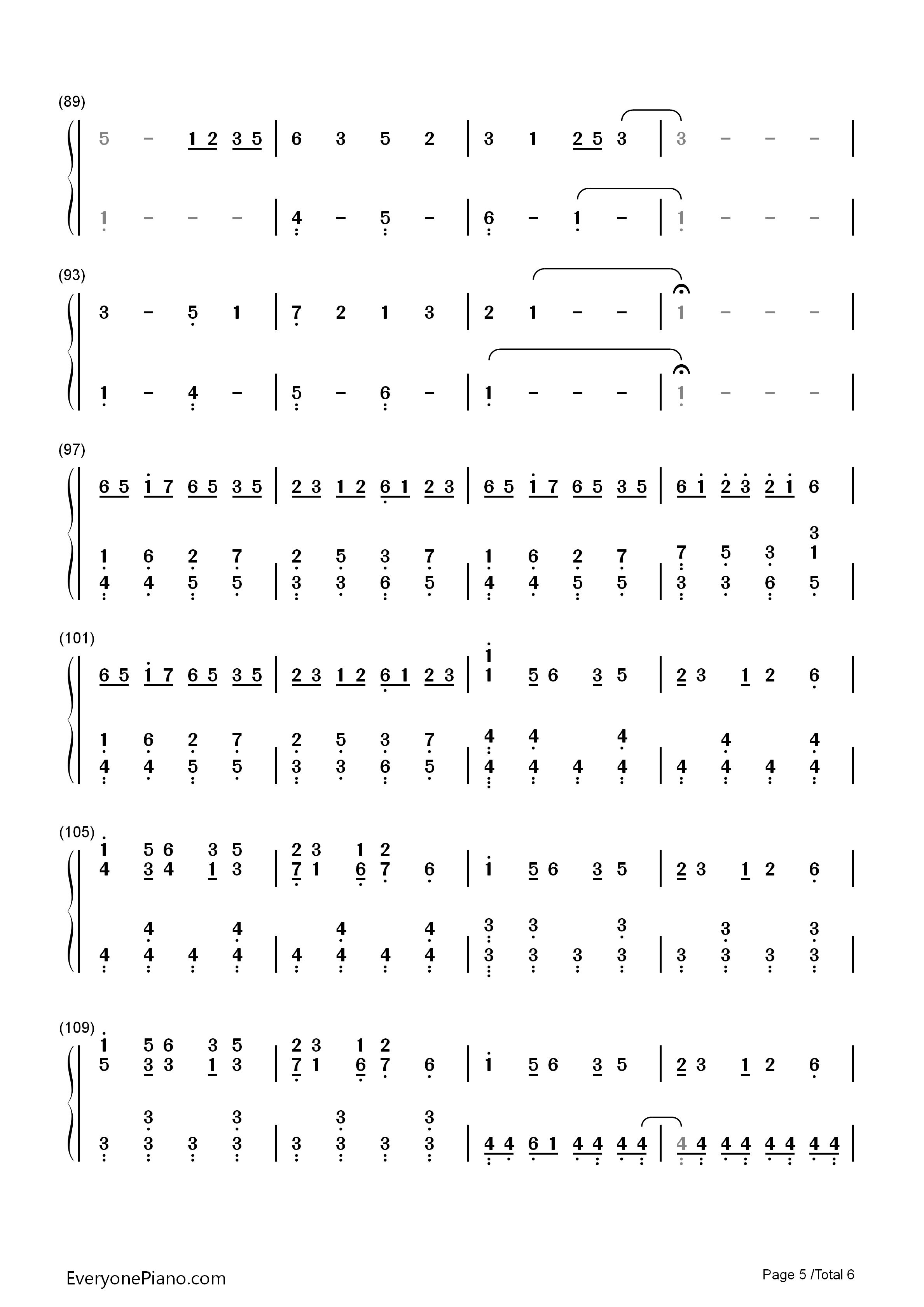 三葉のテーマ钢琴简谱_RADWIMPS演唱
