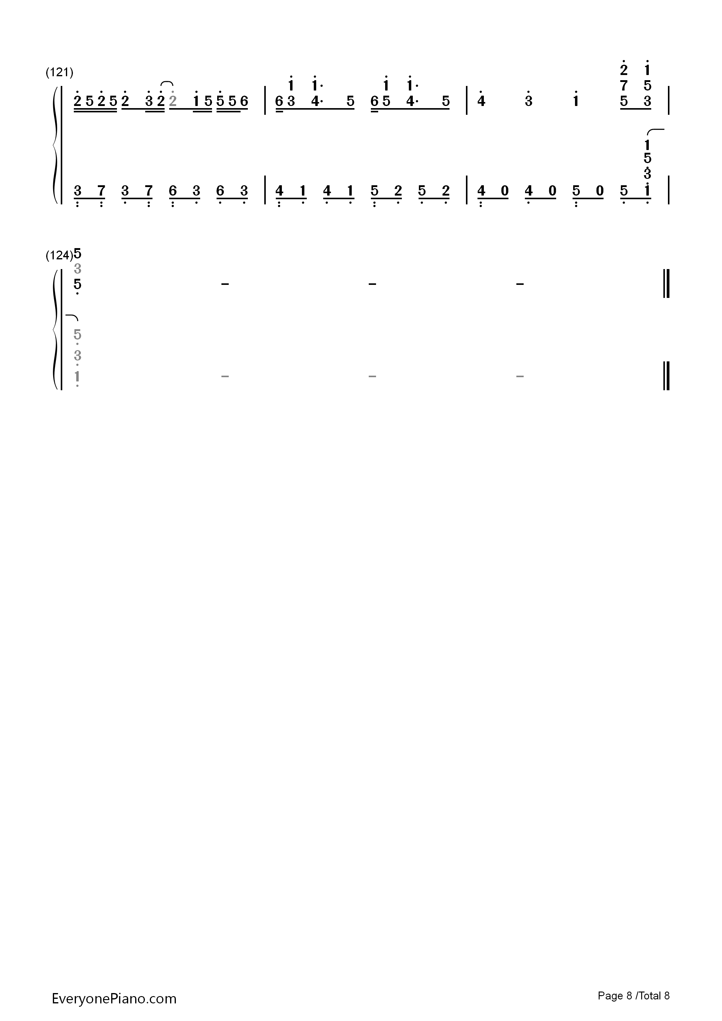 From_Y_to_Y钢琴简谱_初音ミク演唱