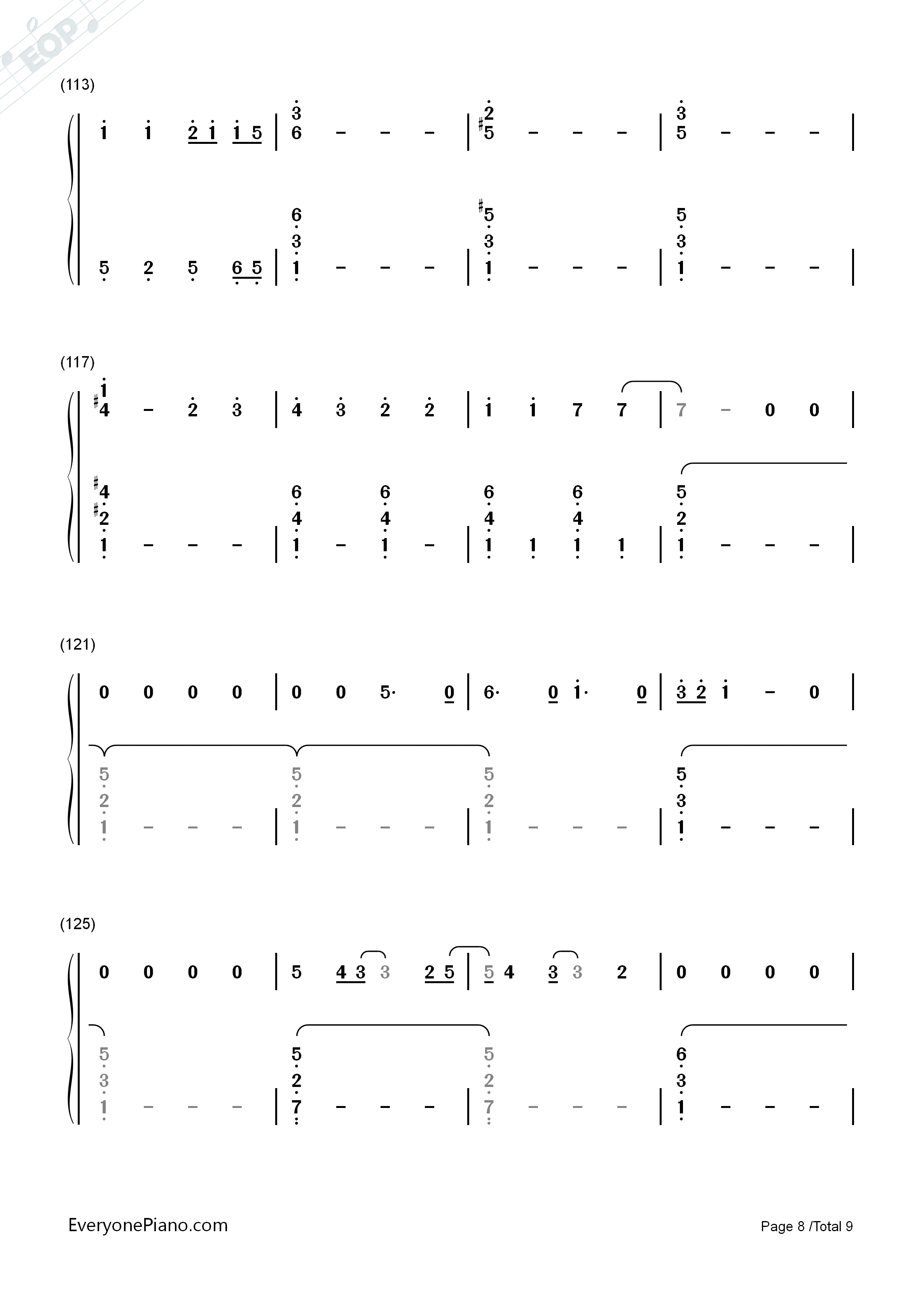 Cancer钢琴简谱_Twenty_One_Pilots演唱