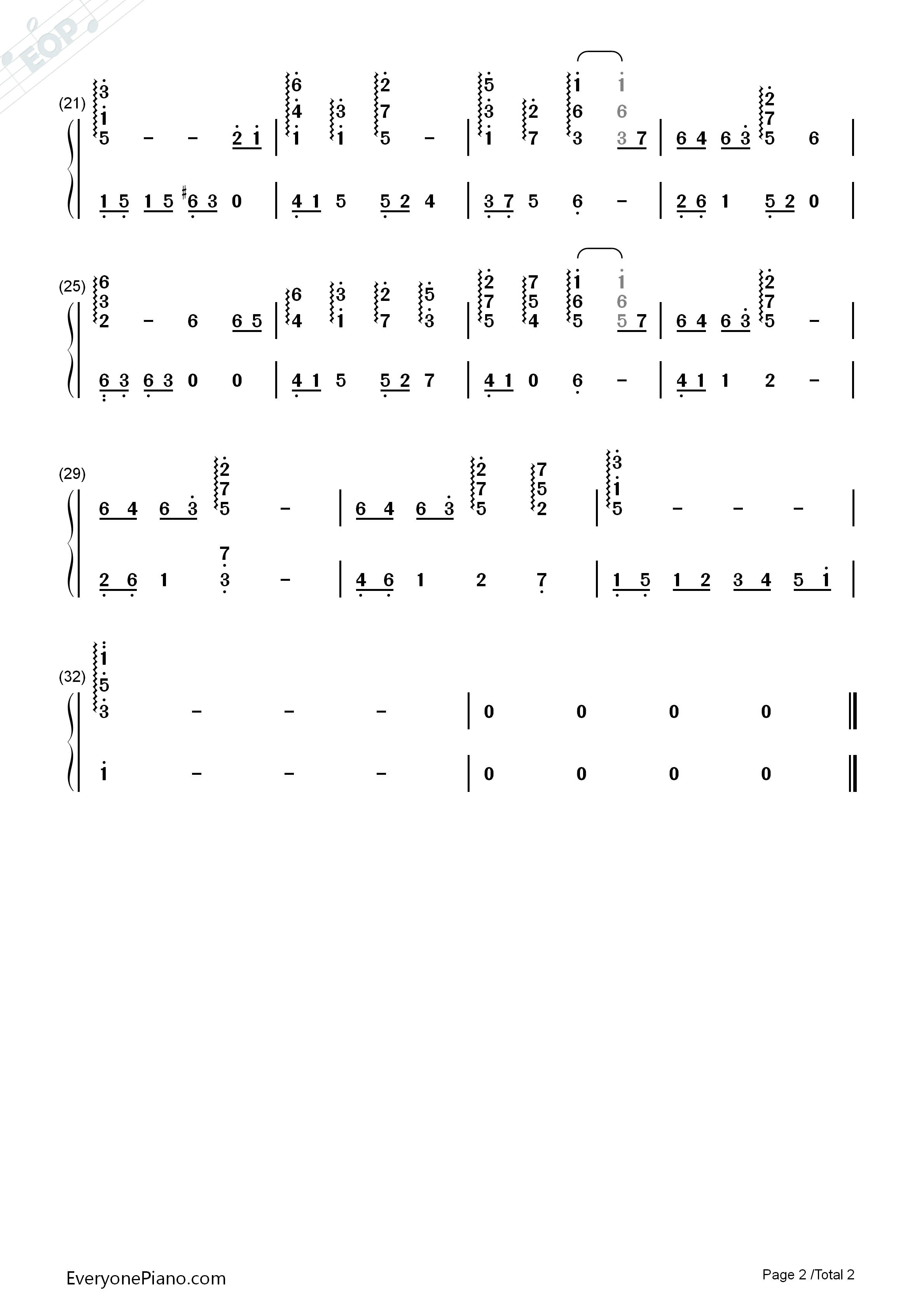 if_i_were_a_bird钢琴简谱_黑石瞳演唱