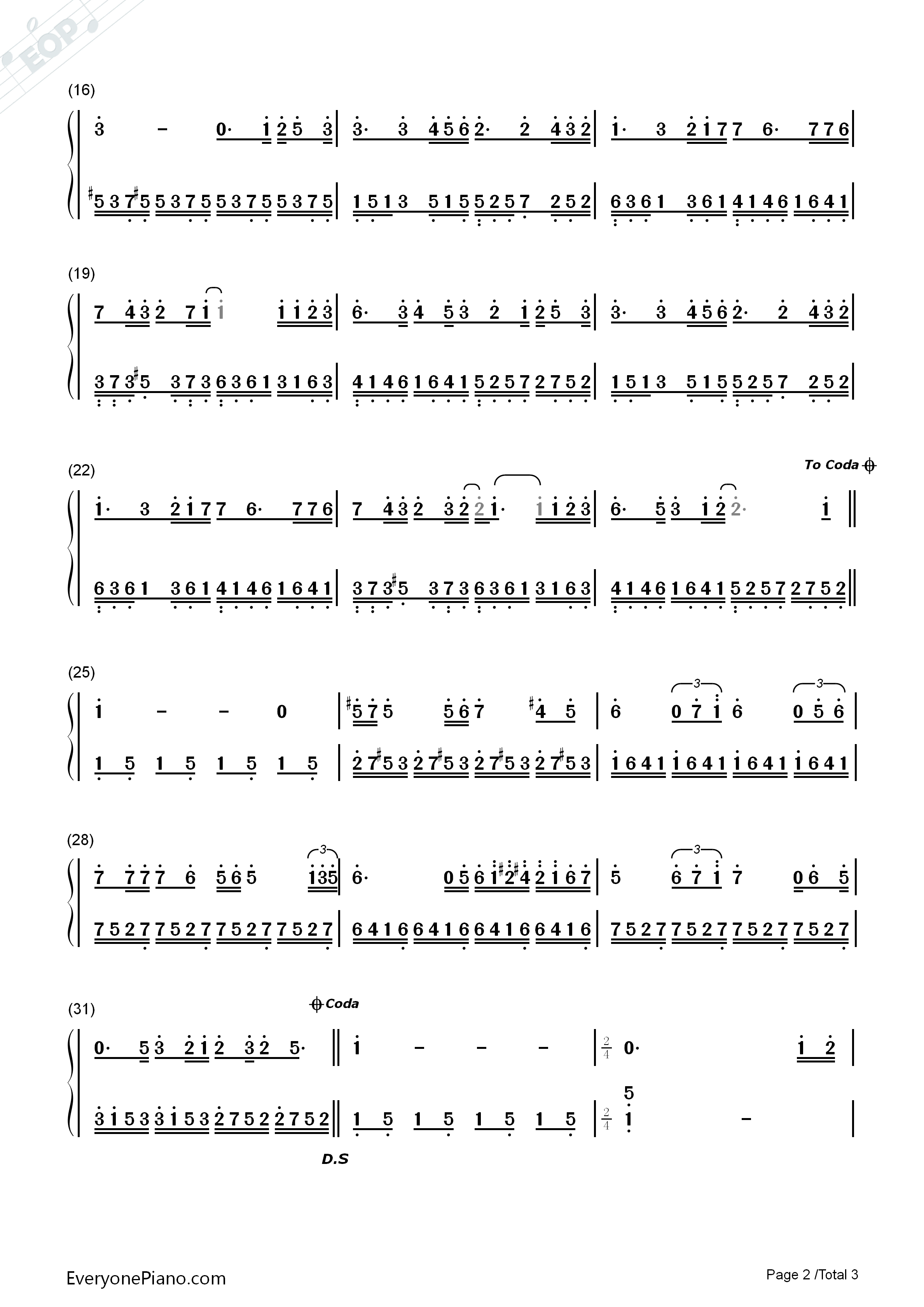 十年钢琴简谱_陈奕迅演唱