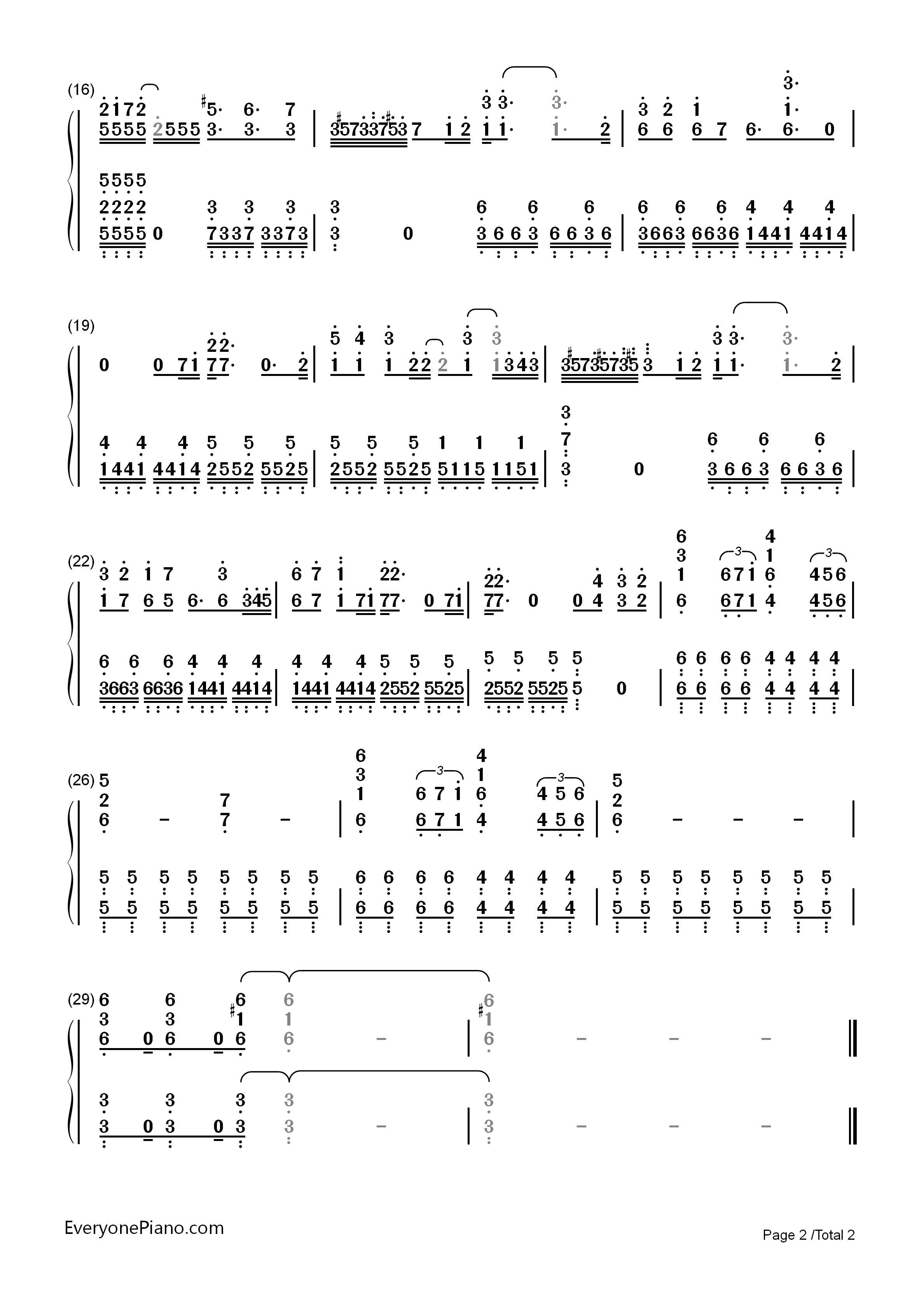 天马座的幻想钢琴简谱_MAKE_UP演唱