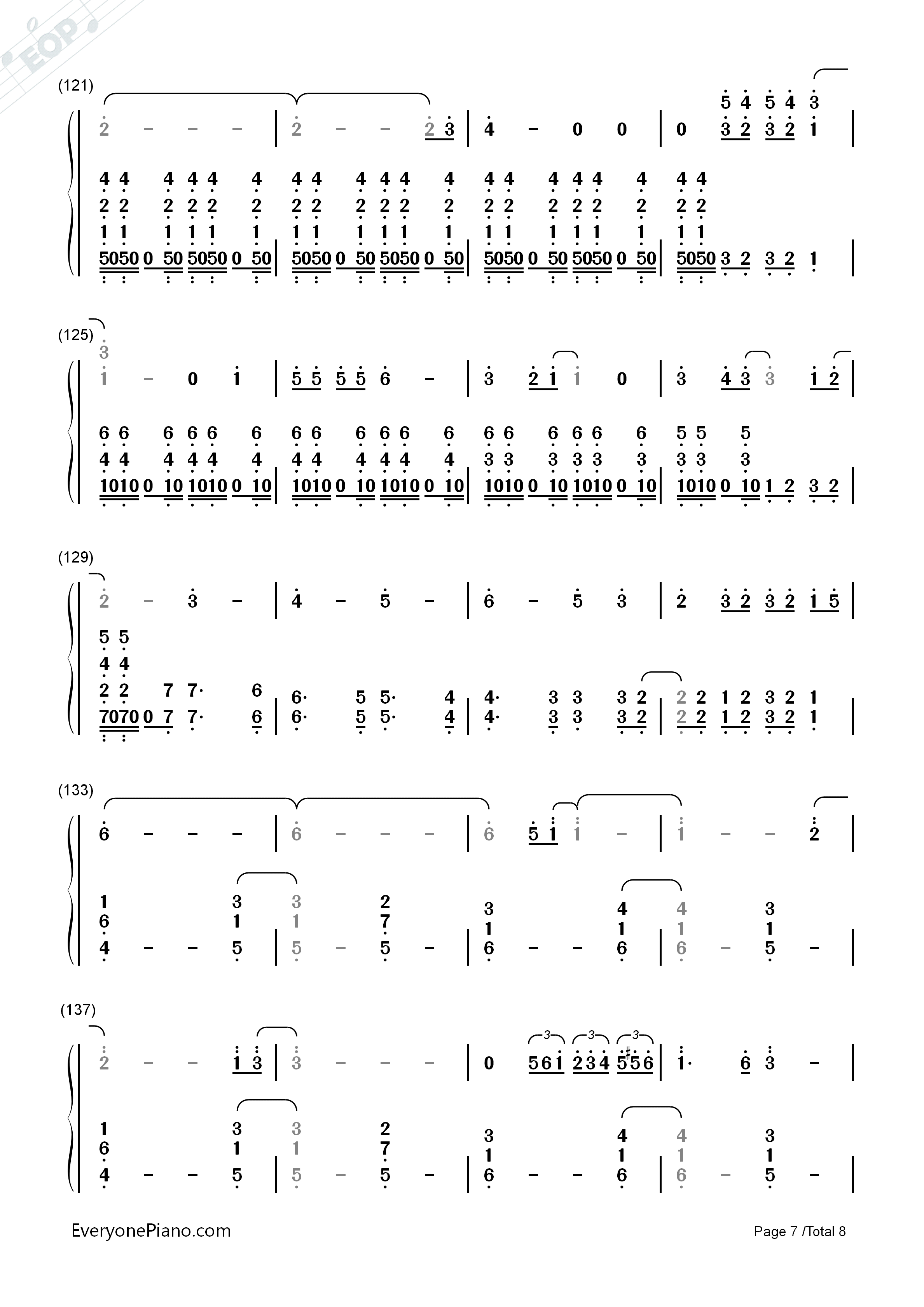 I_Remember_You钢琴简谱_Tom_Chaplin演唱