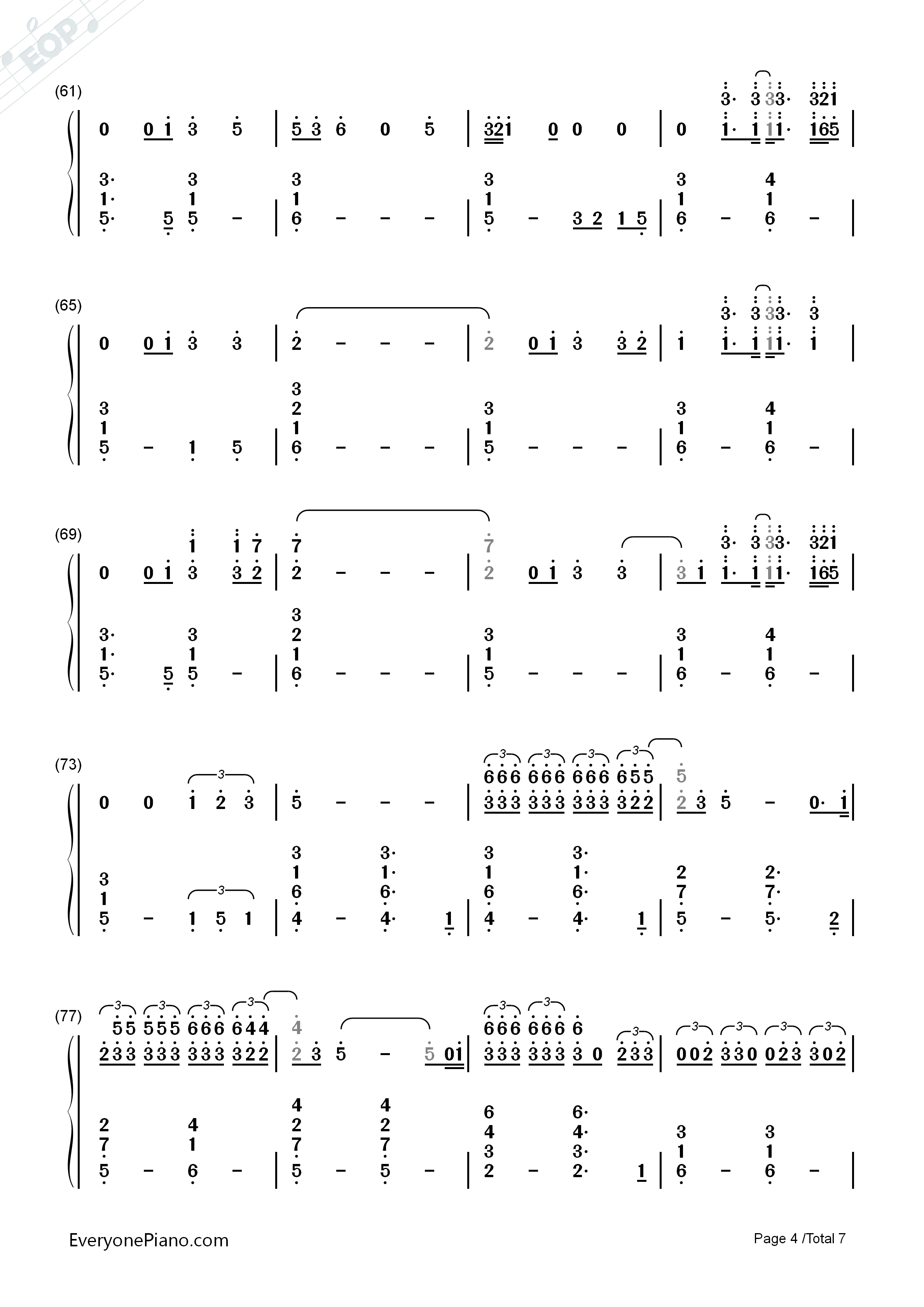 Lemonade钢琴简谱_Skylar_Grey演唱