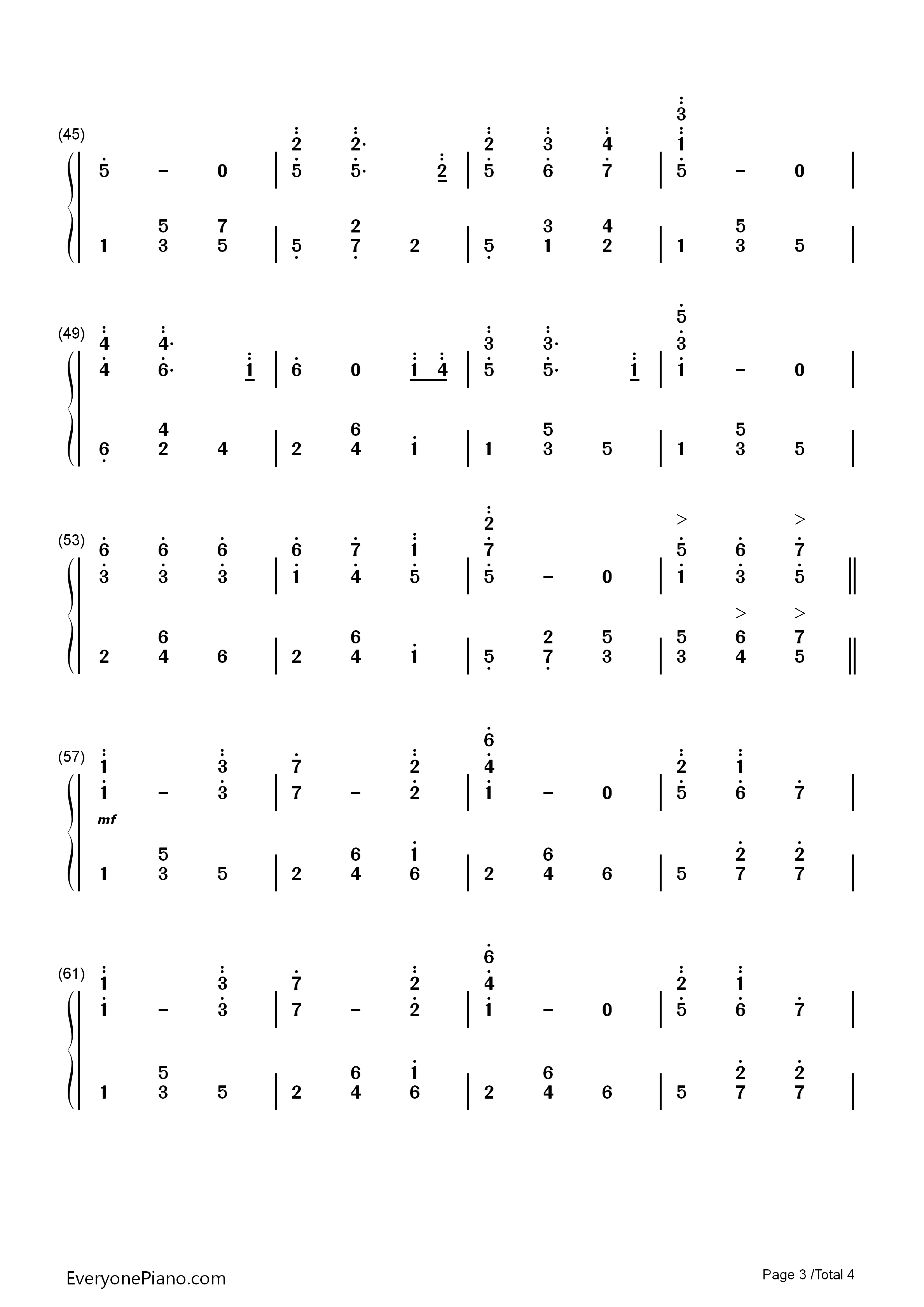 夏日华尔兹钢琴简谱_班得瑞演唱