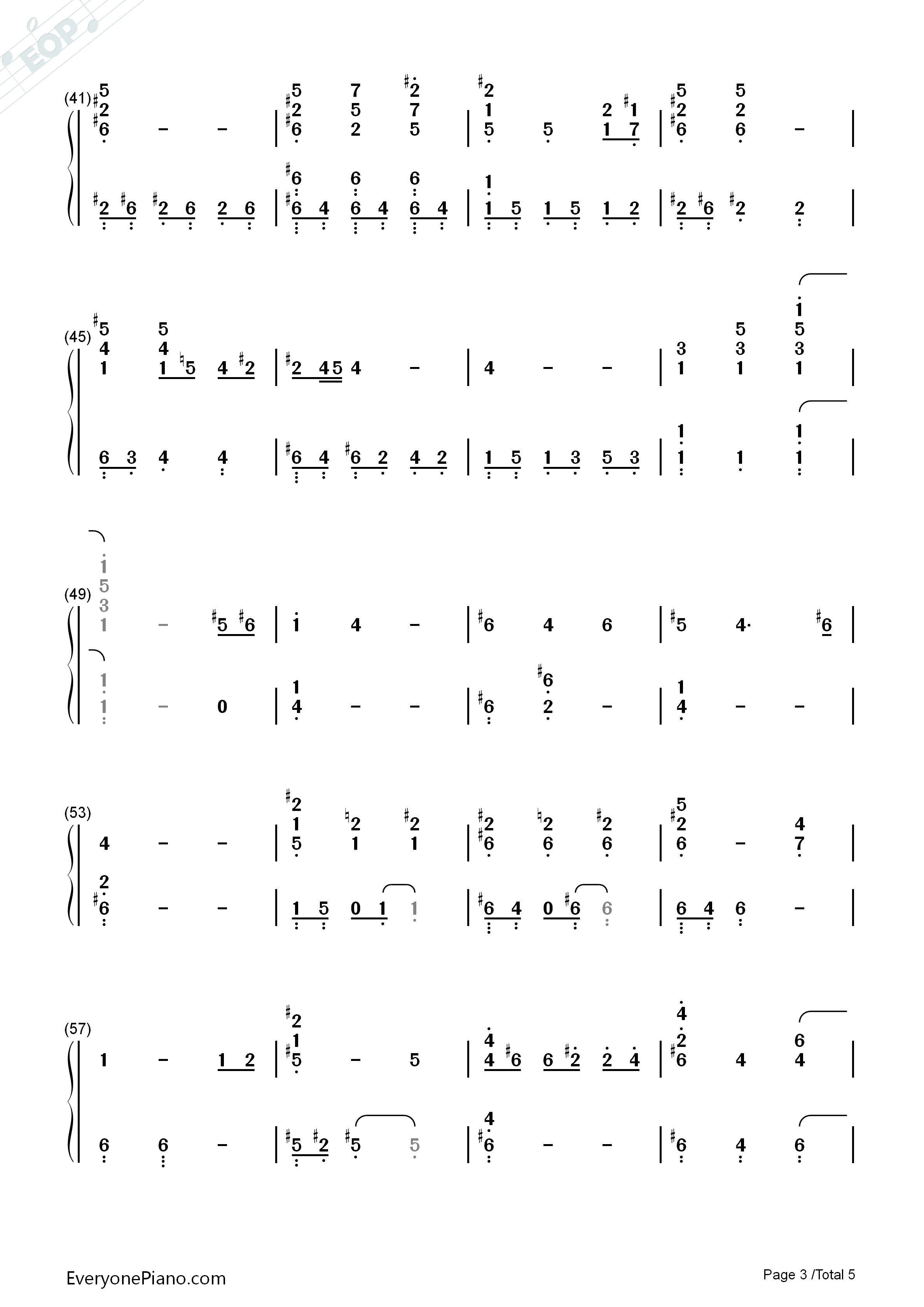 Continued_Story钢琴简谱_Hitomi(黒石ひとみ)演唱