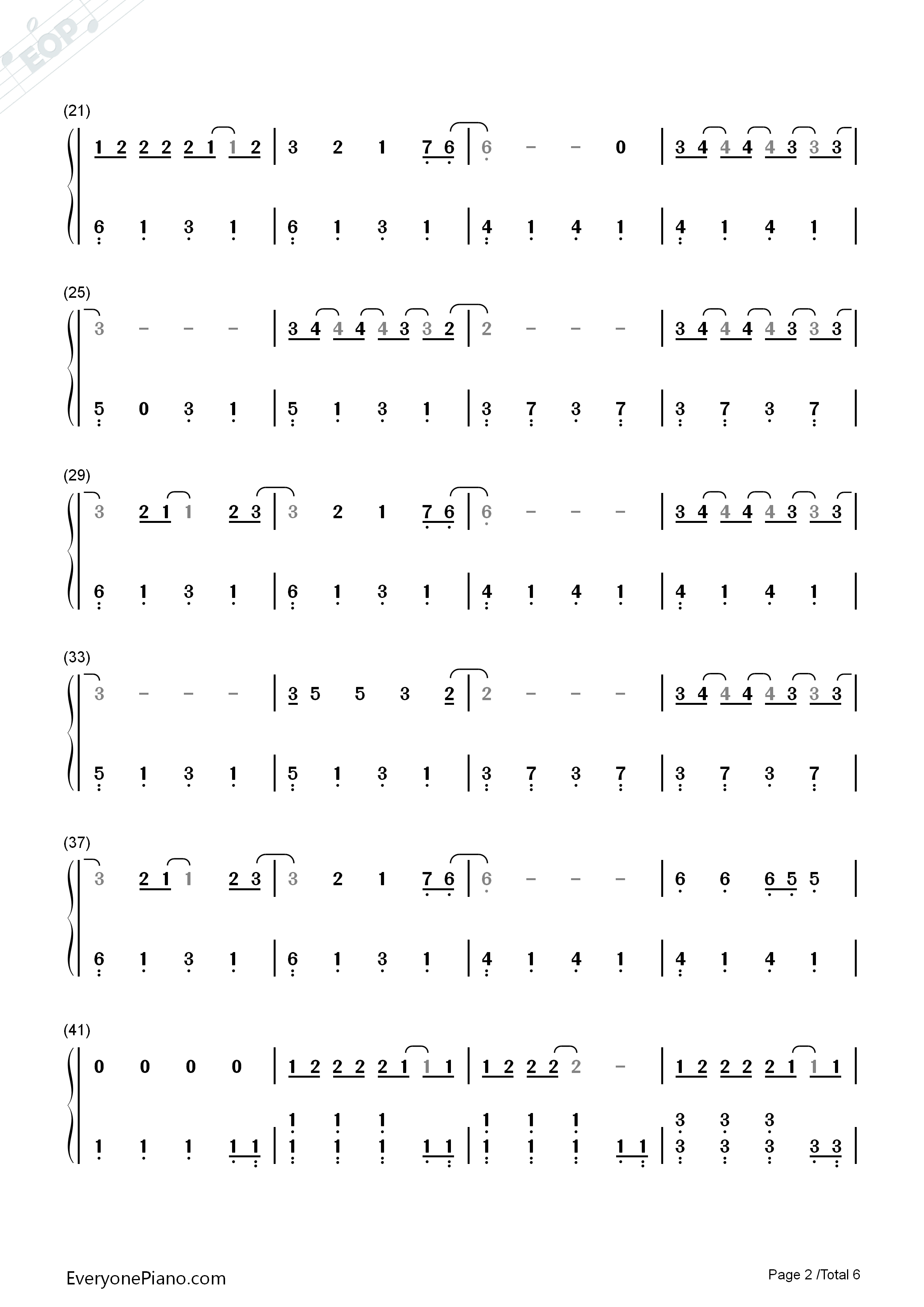 The_One_That_Got_Away钢琴简谱_Katy_Perry演唱