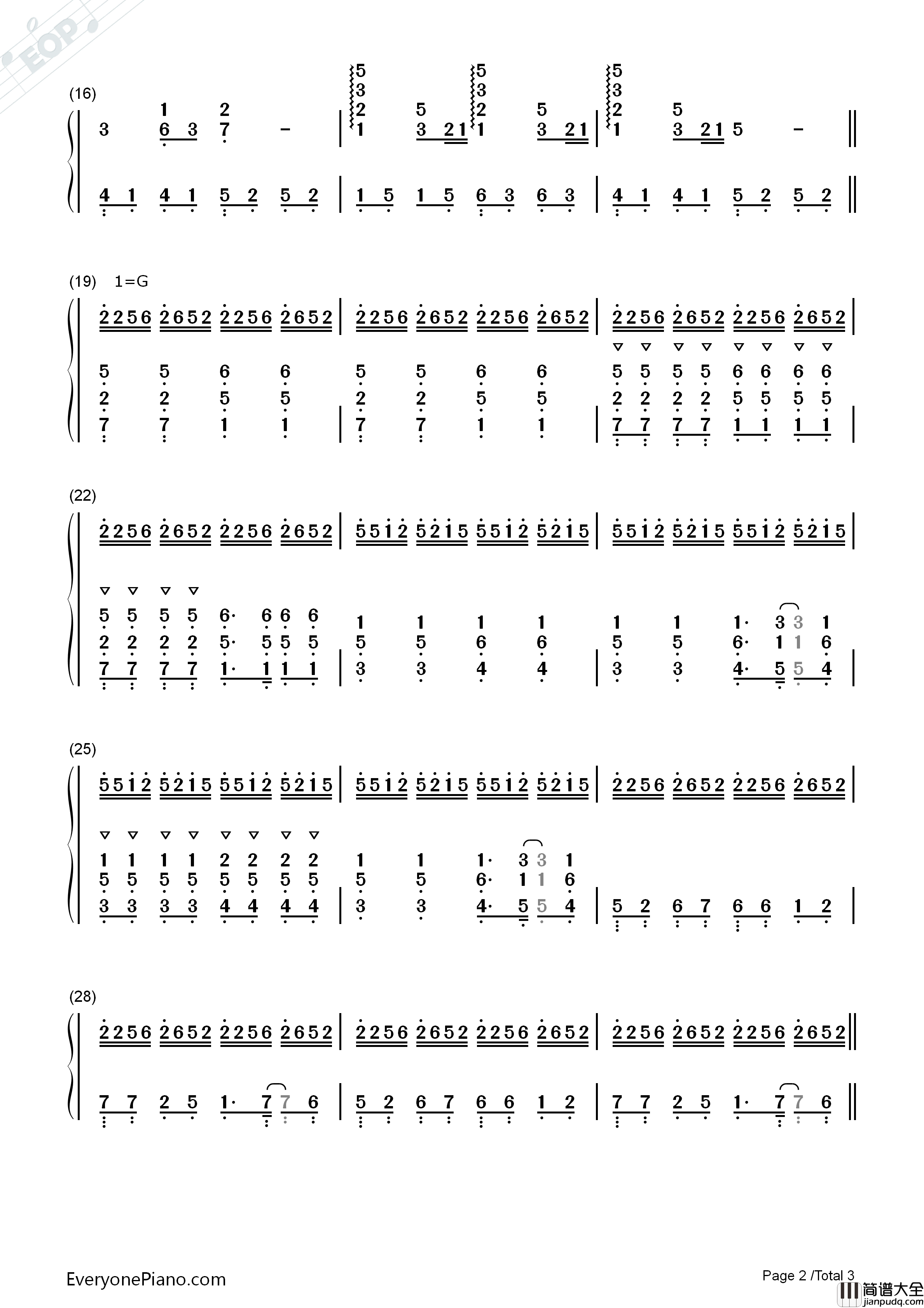 菊次郎的夏天简单版钢琴简谱_久石让_宫崎骏演唱