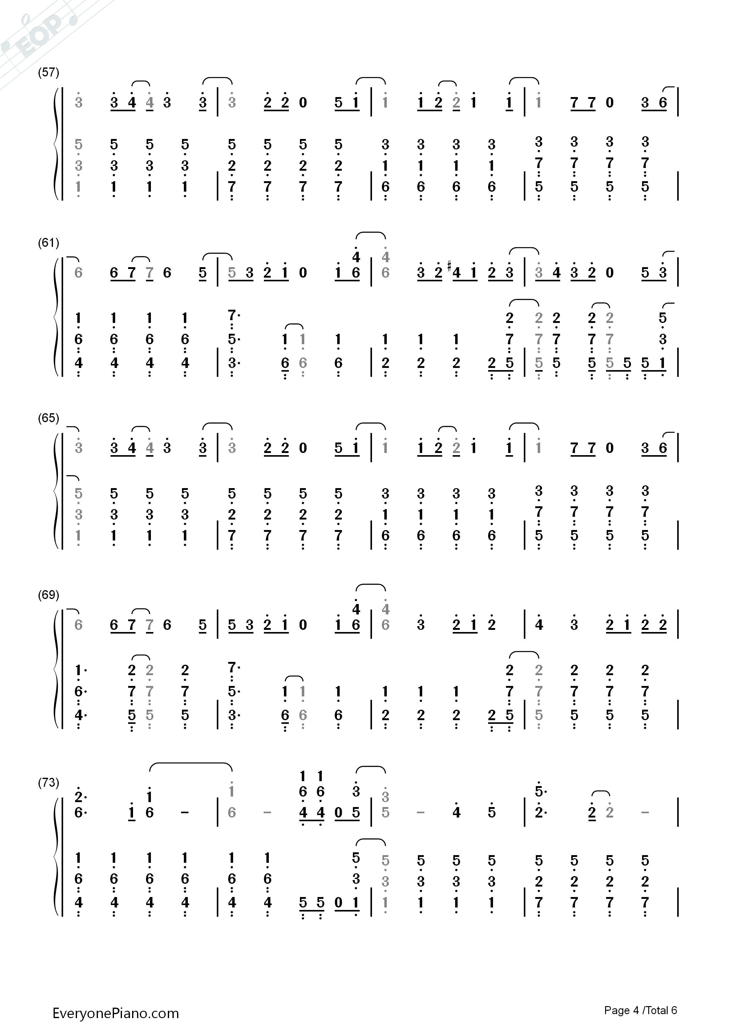 机会的顺序钢琴简谱_AKB48演唱