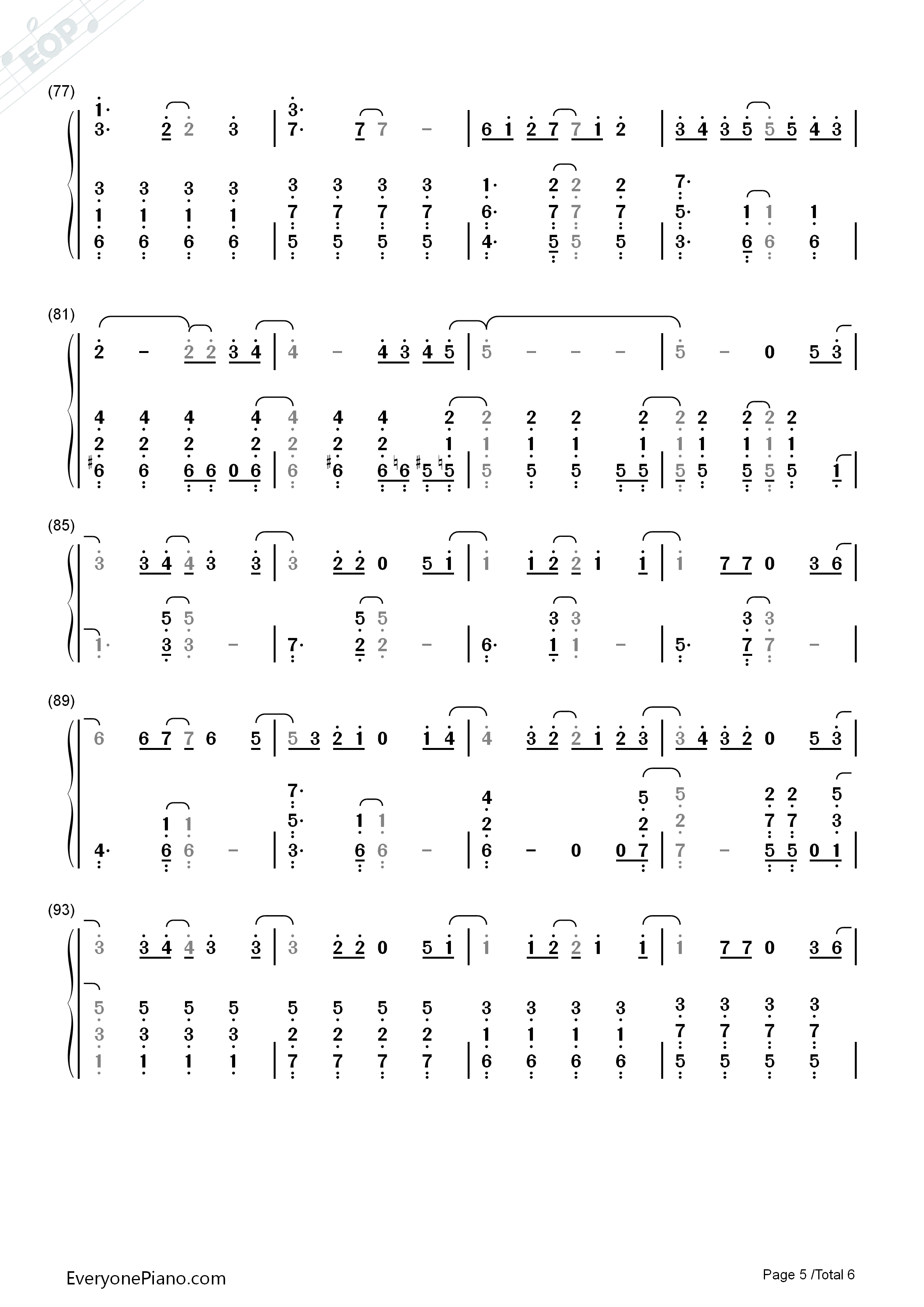 机会的顺序钢琴简谱_AKB48演唱