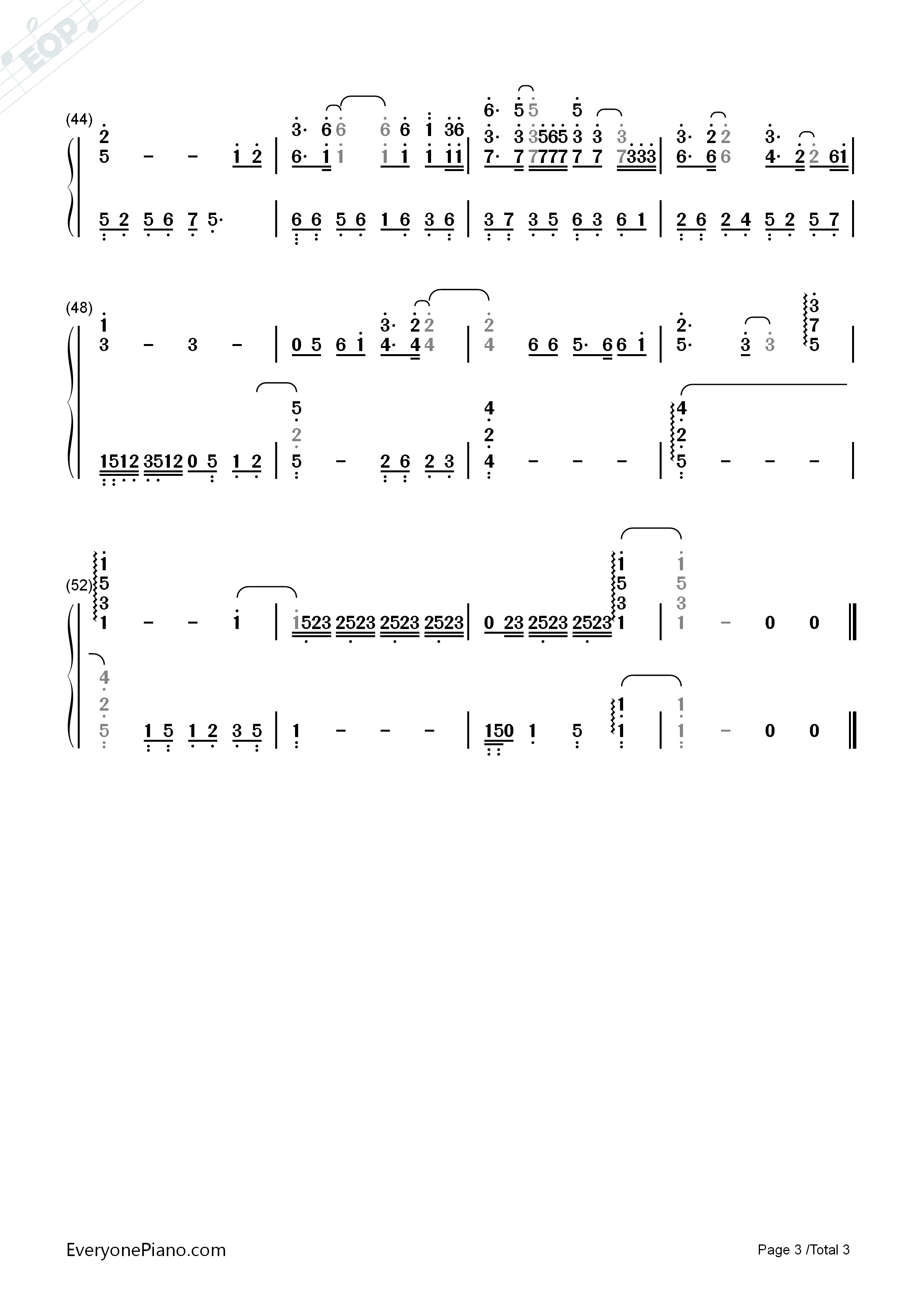 悟空钢琴简谱_戴荃演唱