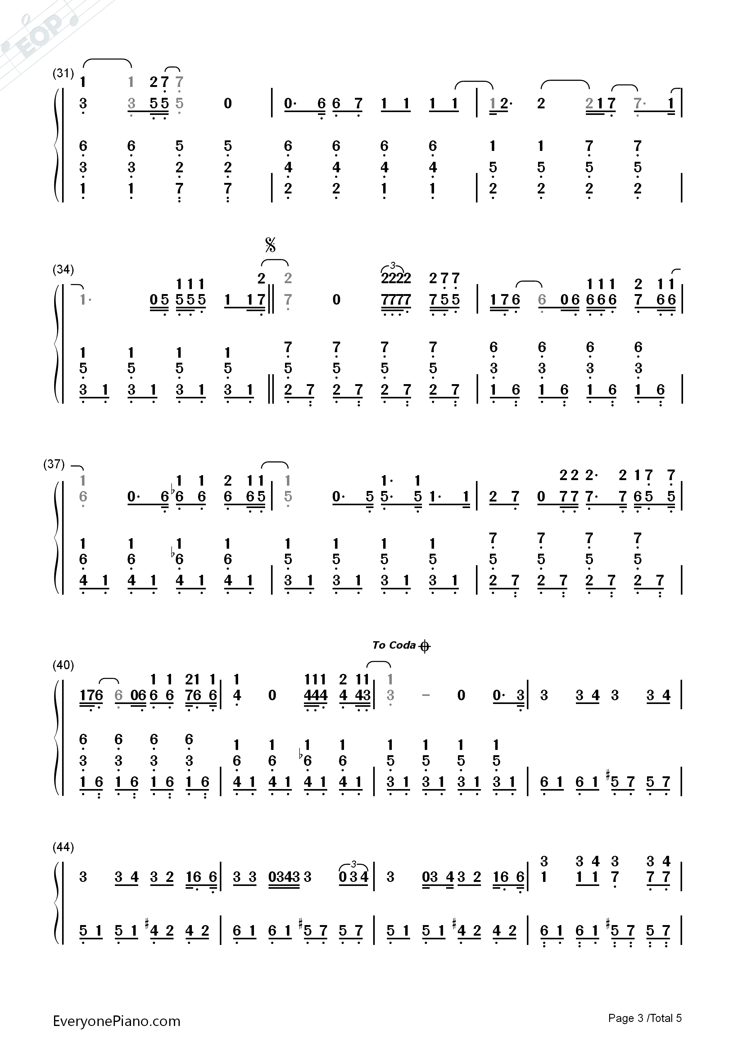 Jar_of_Hearts钢琴简谱_Christina_Perri演唱