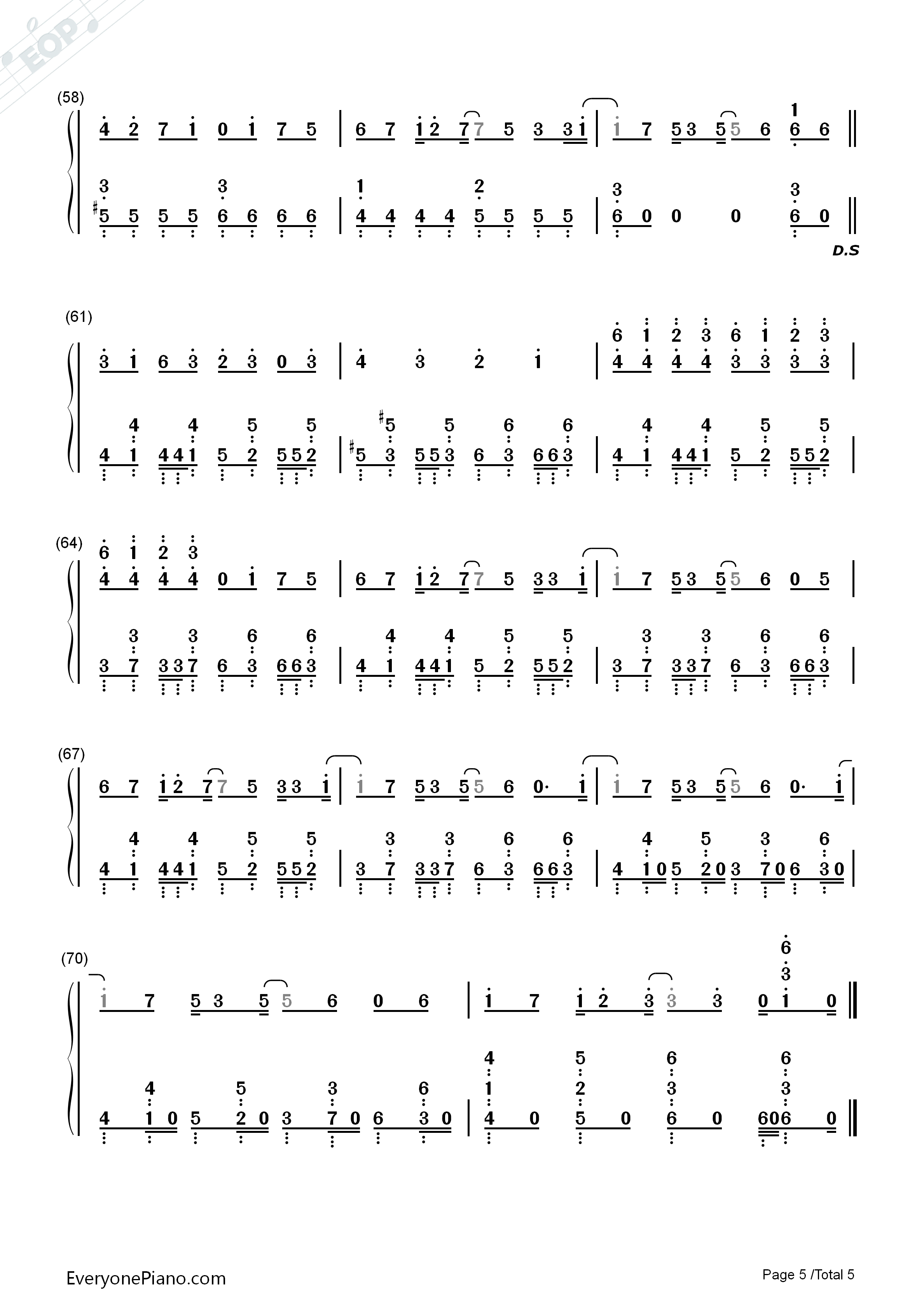 ドーナツホール钢琴简谱_GUMI演唱