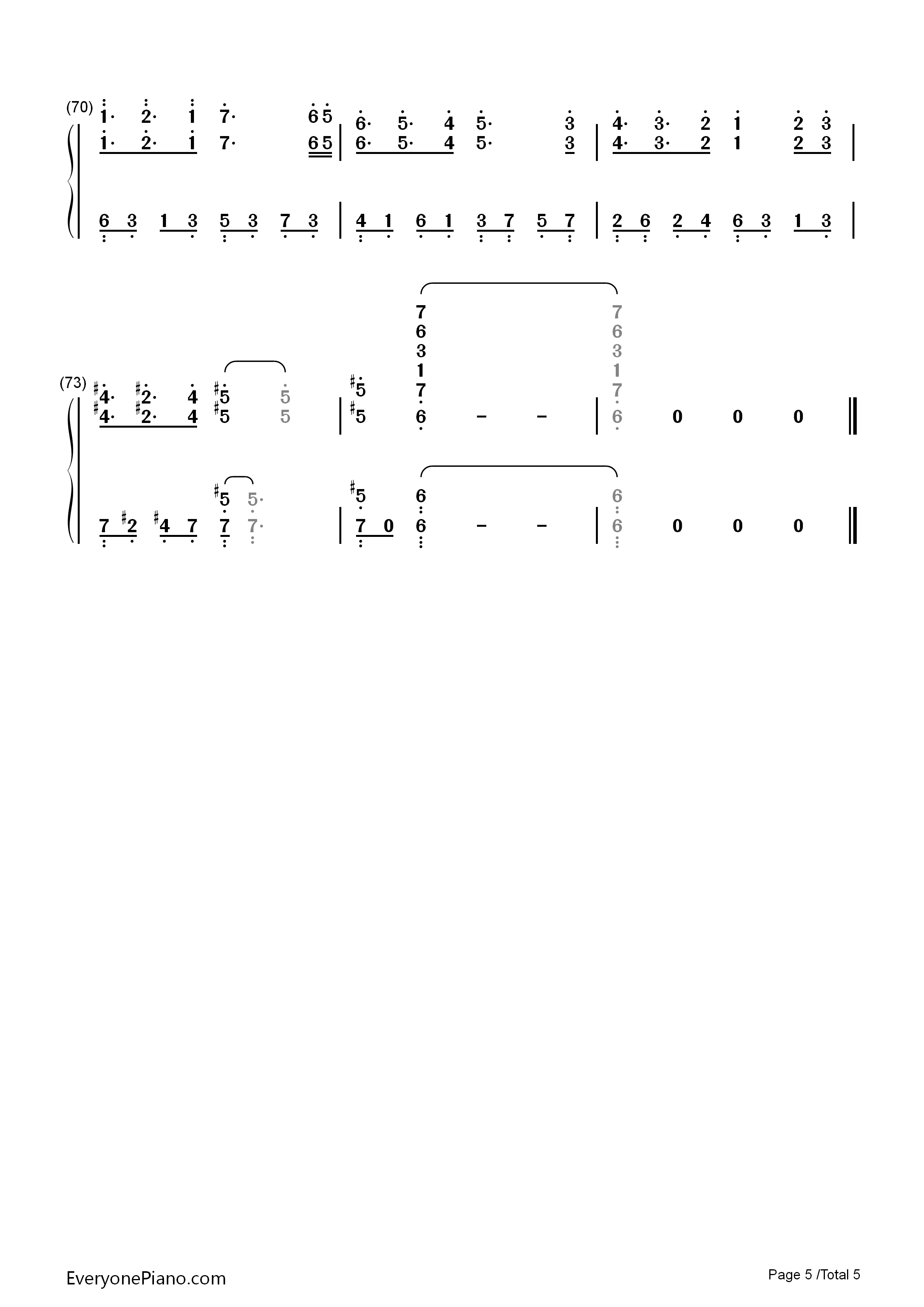 天地不容钢琴简谱_胡鸿钧演唱