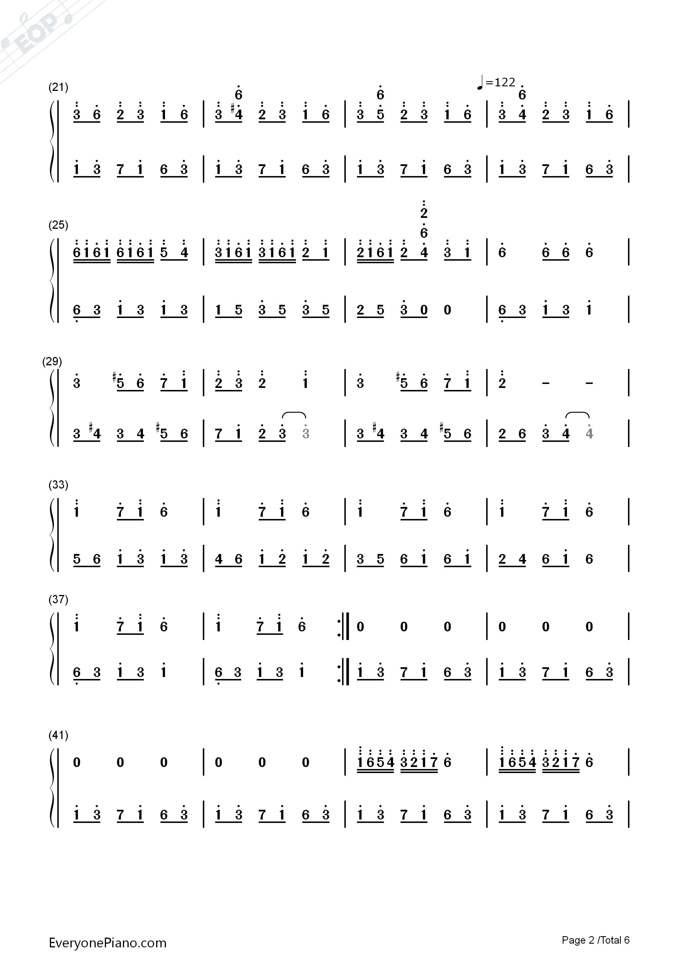 Carol_Of_The_Bells（钟声颂歌）钢琴简谱_Mykola_Leontovych演唱