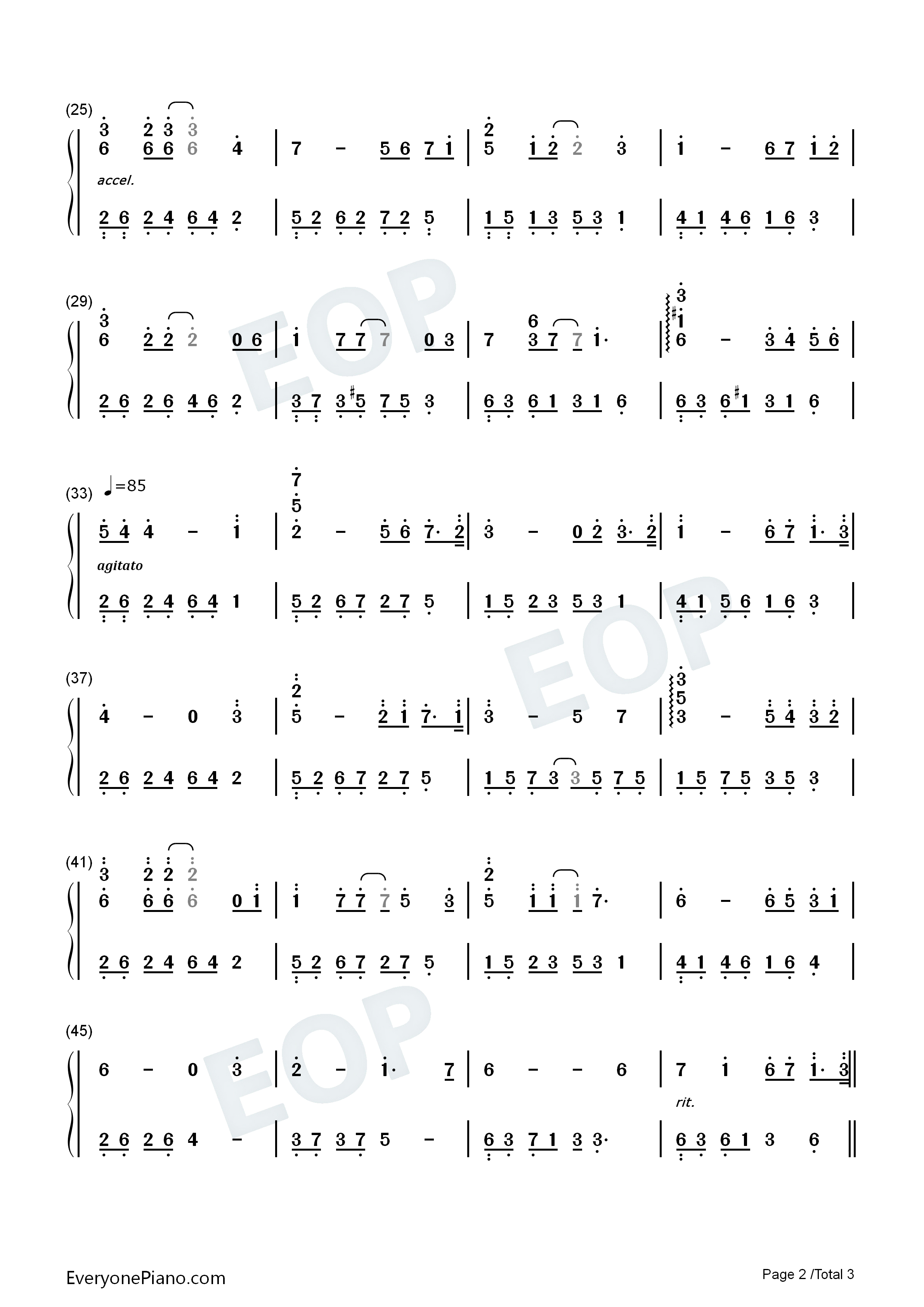 惜别钢琴简谱_石进演唱