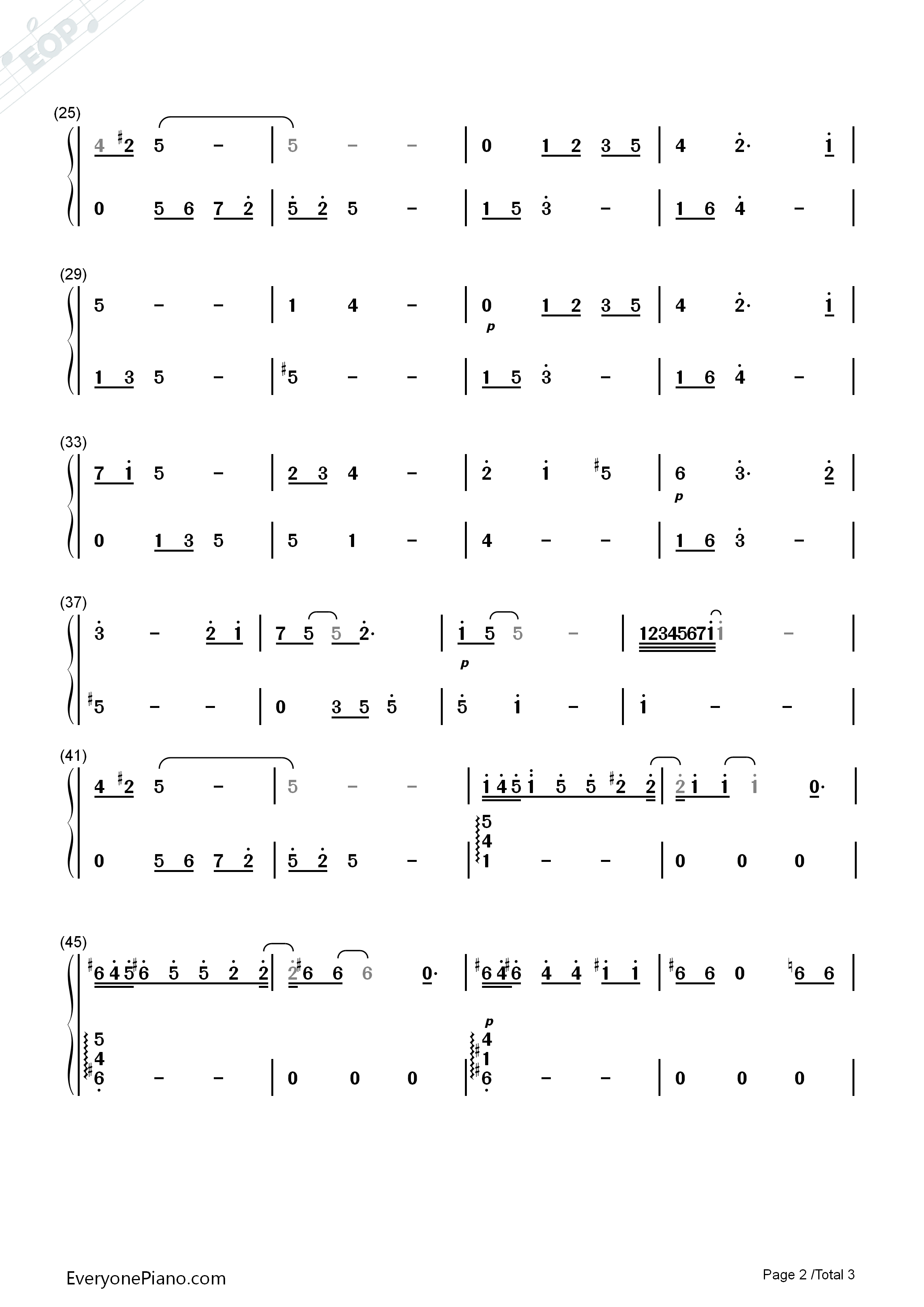 space_love钢琴简谱_高润荷演唱