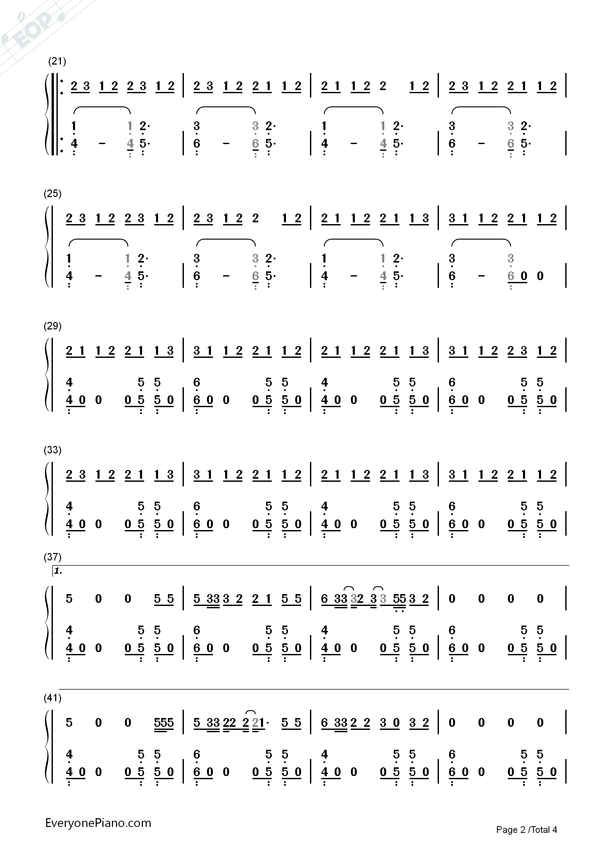 Closer钢琴简谱_The_Chainsmokers演唱