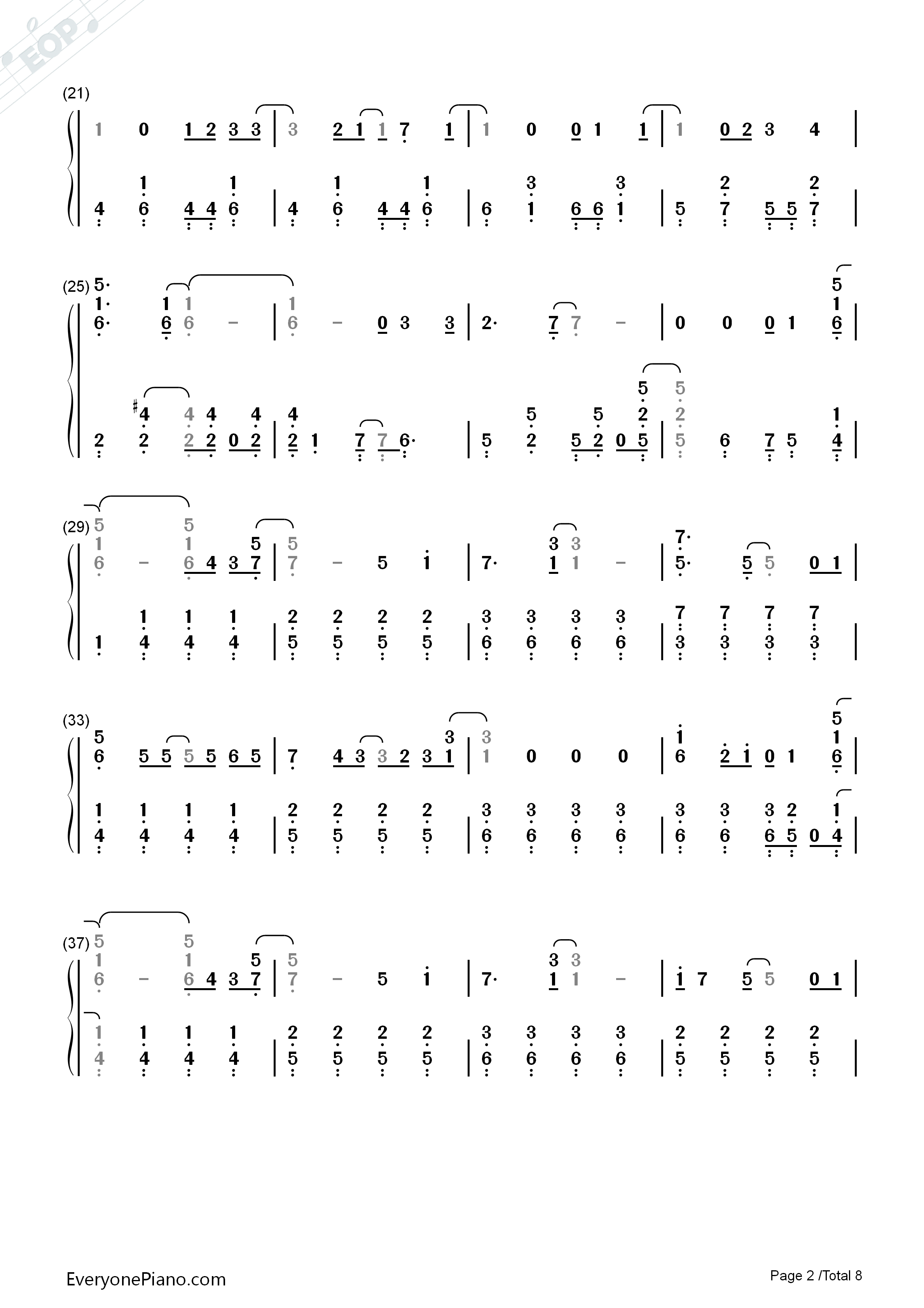 Glamorous_Sky钢琴简谱_中岛美嘉演唱