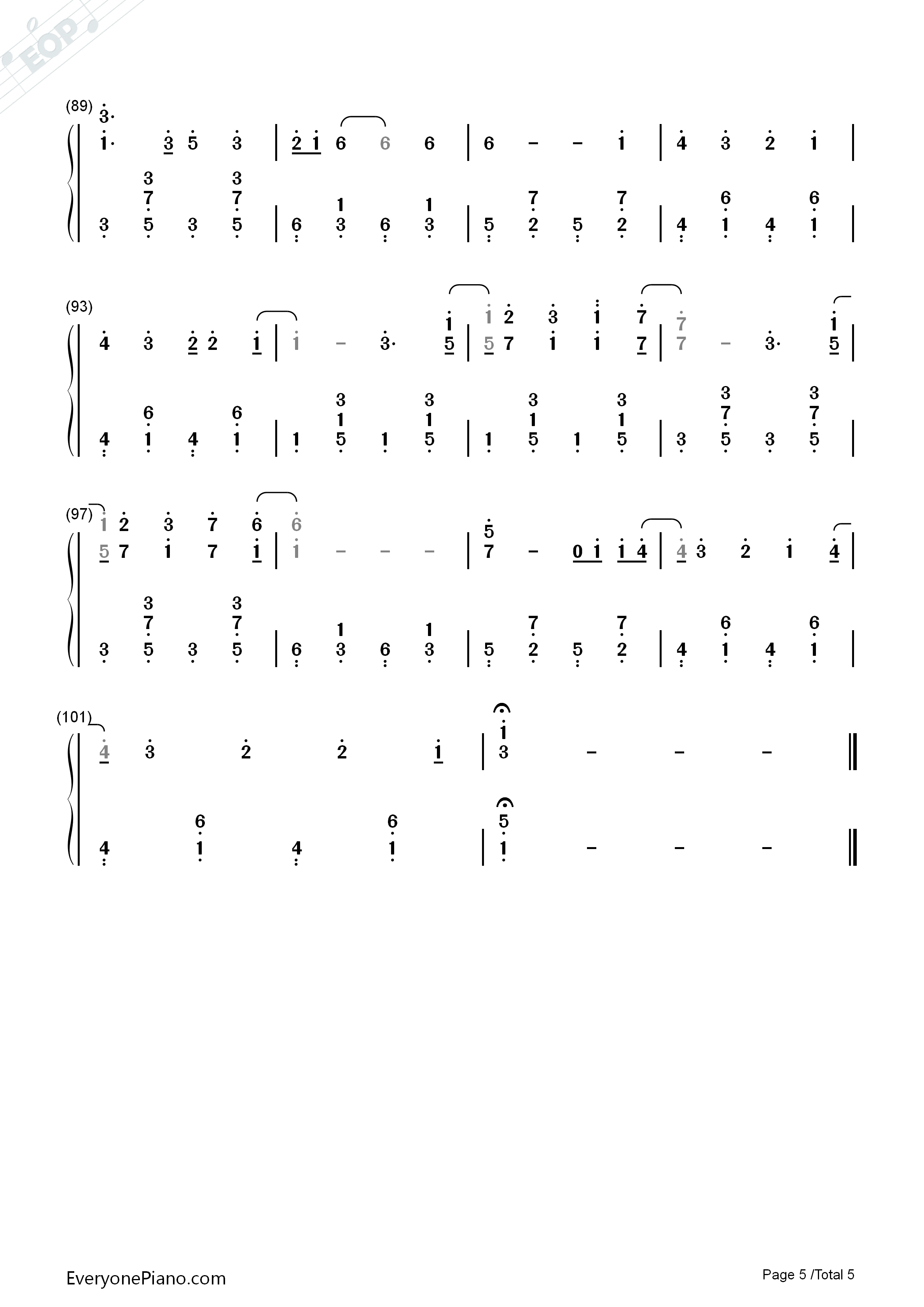 Count_On_Me_钢琴简谱_Bruno_Mars演唱