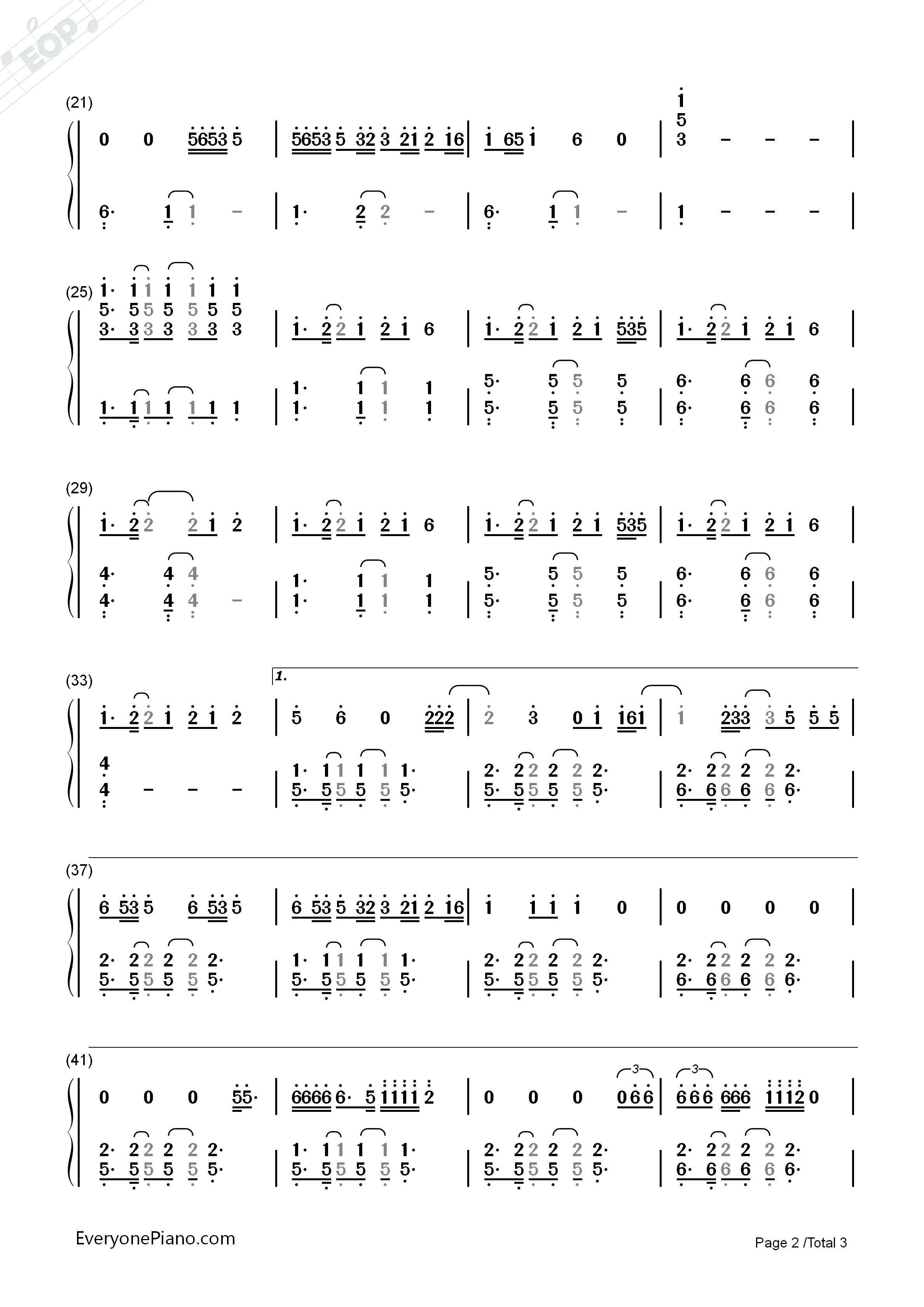 Needed_Me钢琴简谱_Rihanna_R3hab演唱