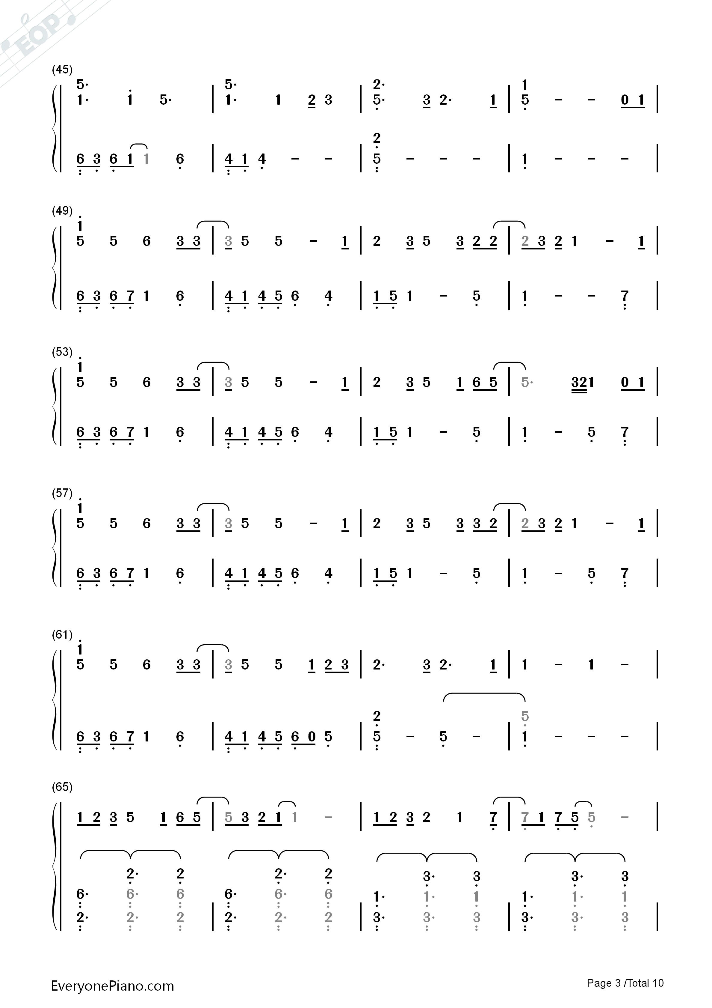 サマータイムレコード钢琴简谱_IA演唱