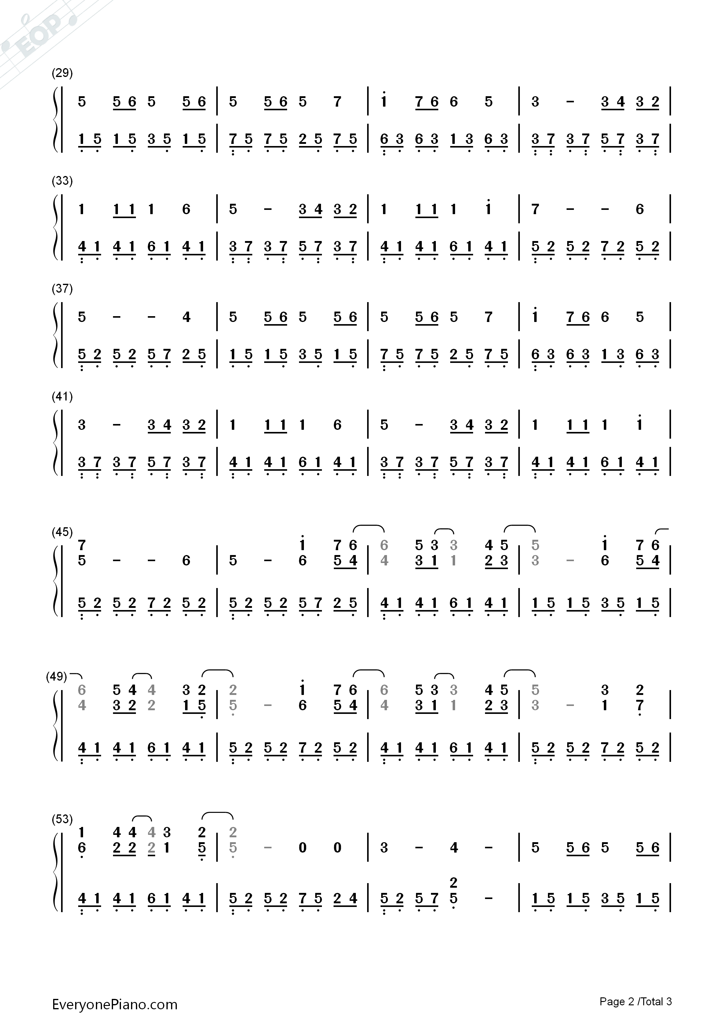 Valder_Fields钢琴简谱_Tamas_Wells演唱