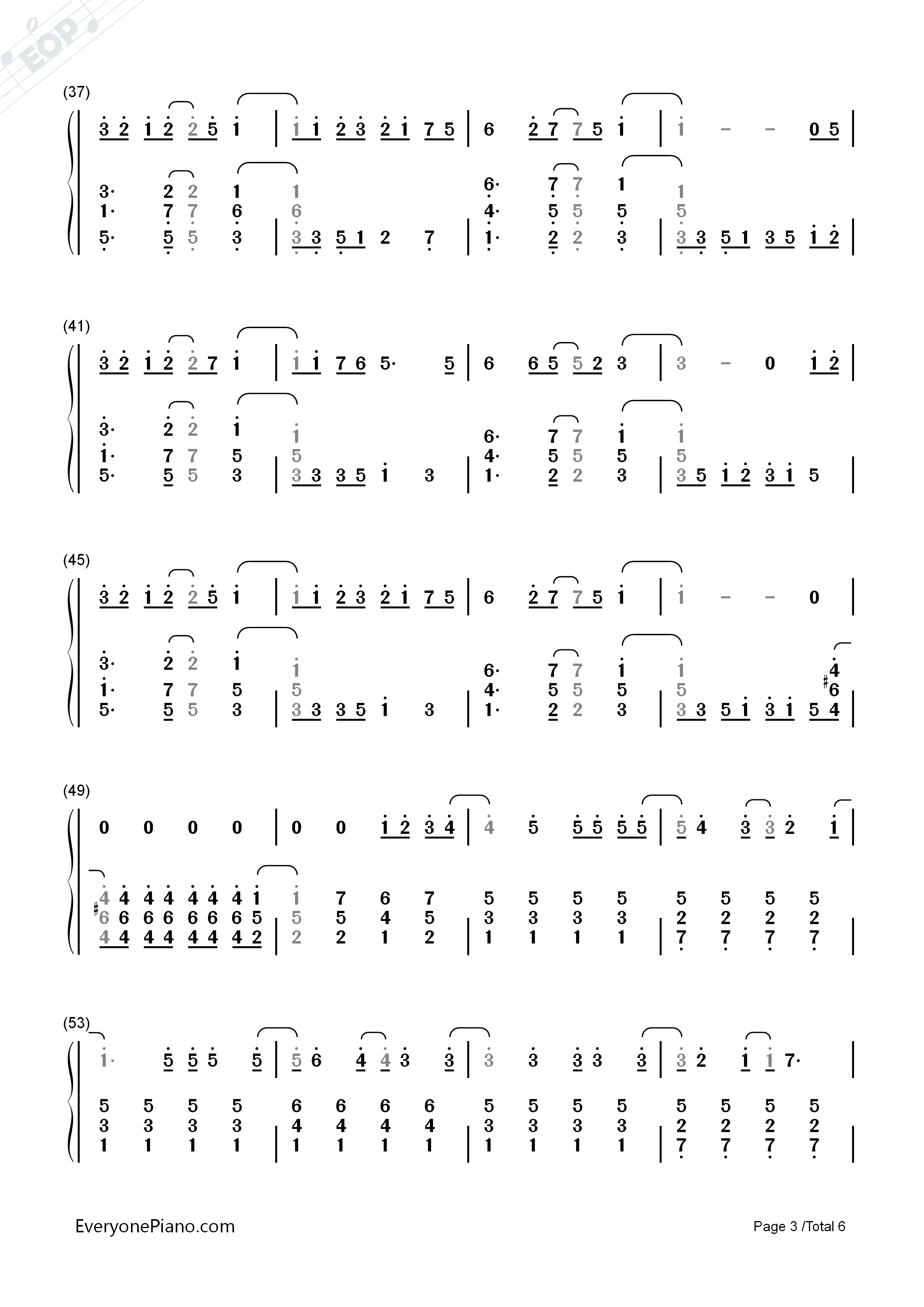 君の名は希望钢琴简谱_乃木坂46演唱