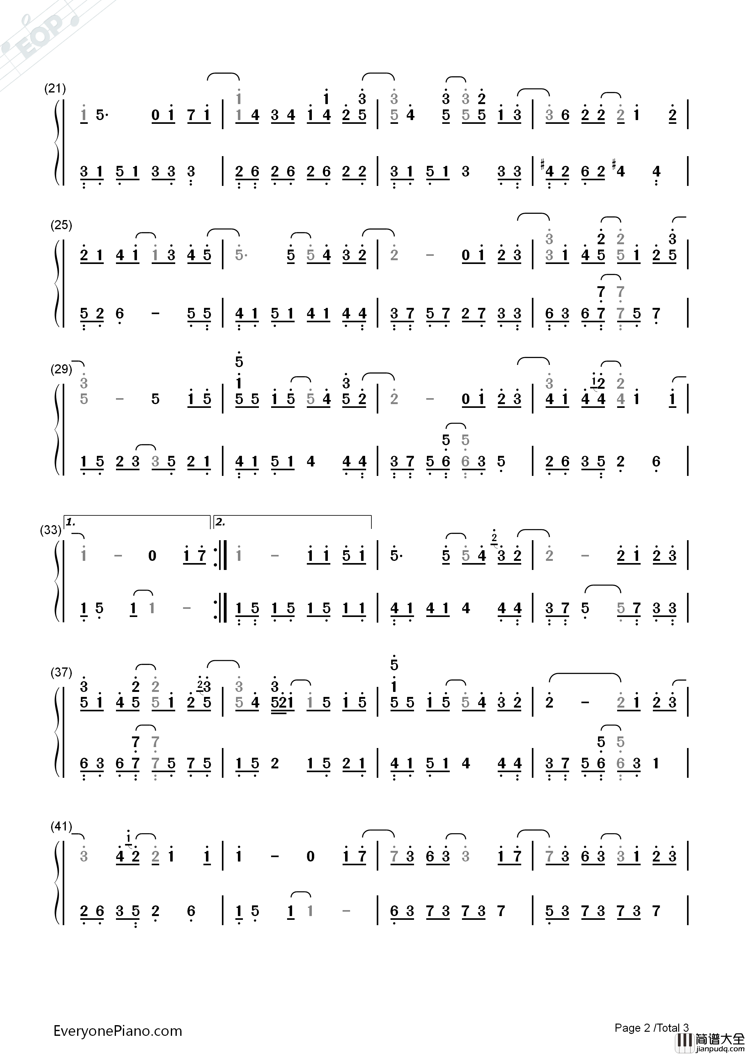 The_Things_I_Really...钢琴简谱_李闰珉演唱