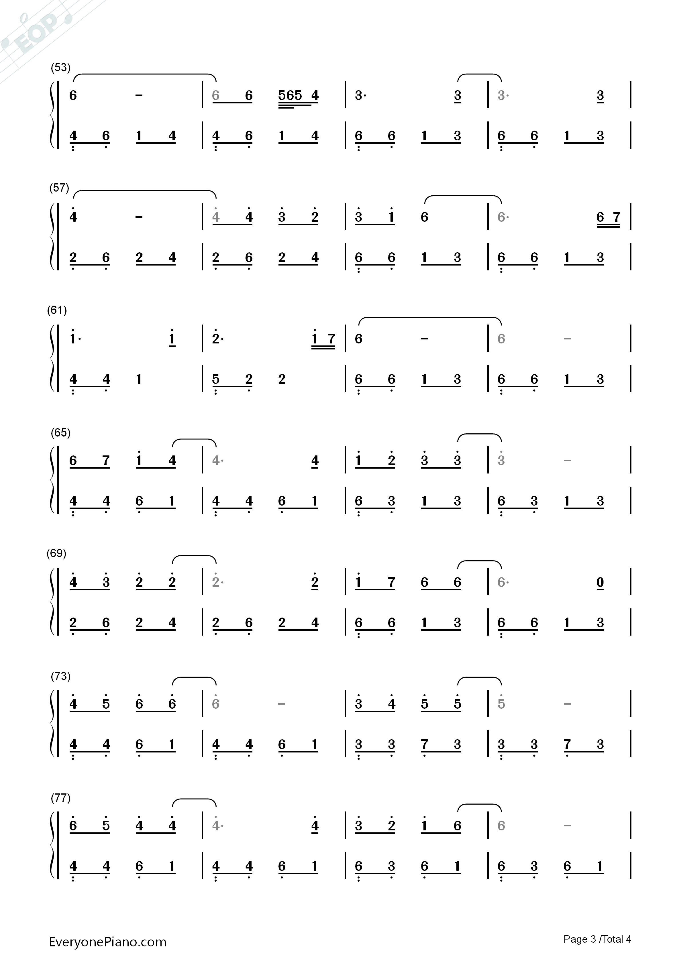 清晨钢琴简谱_班得瑞演唱