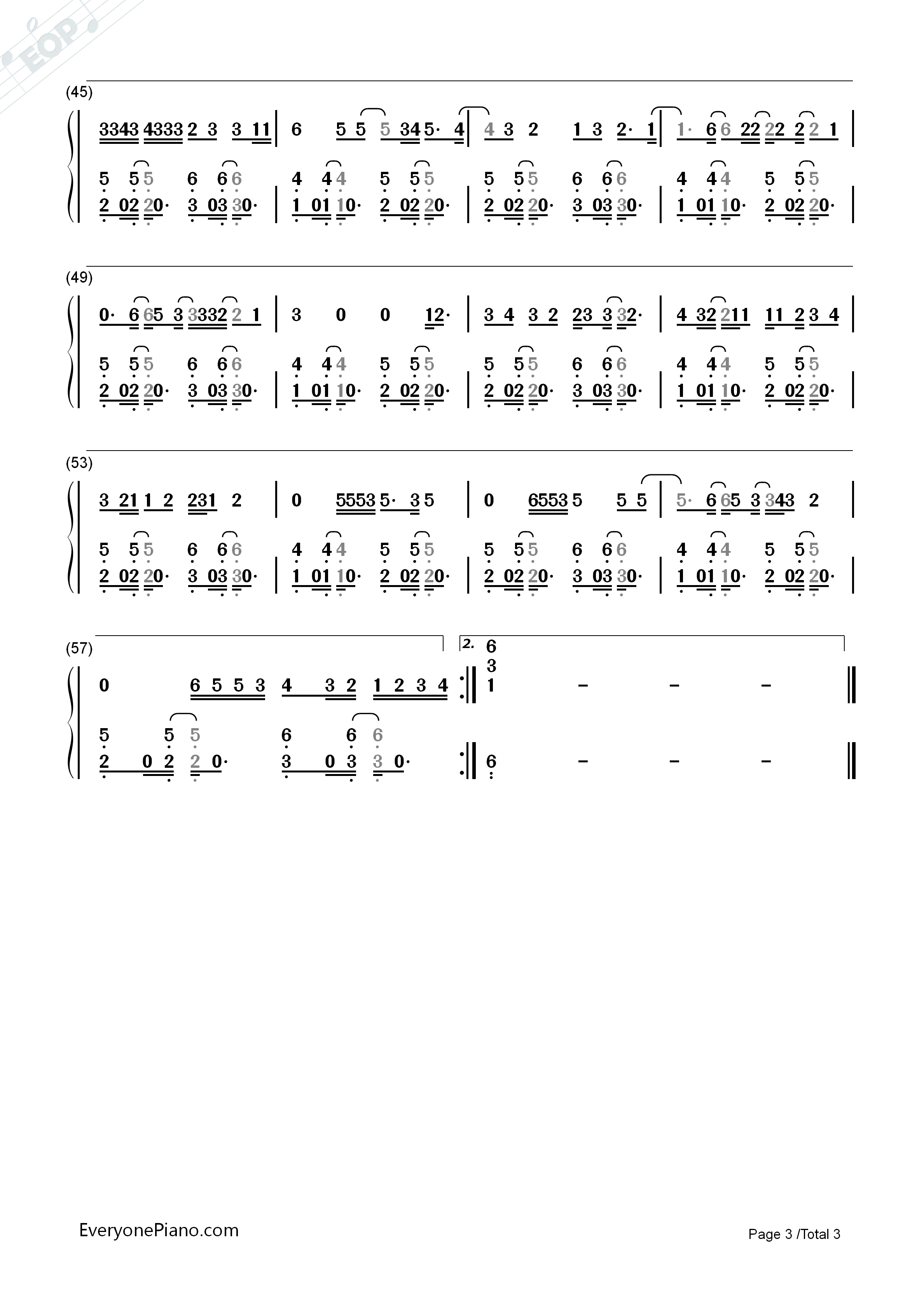 Work钢琴简谱_Rihanna_Drake演唱