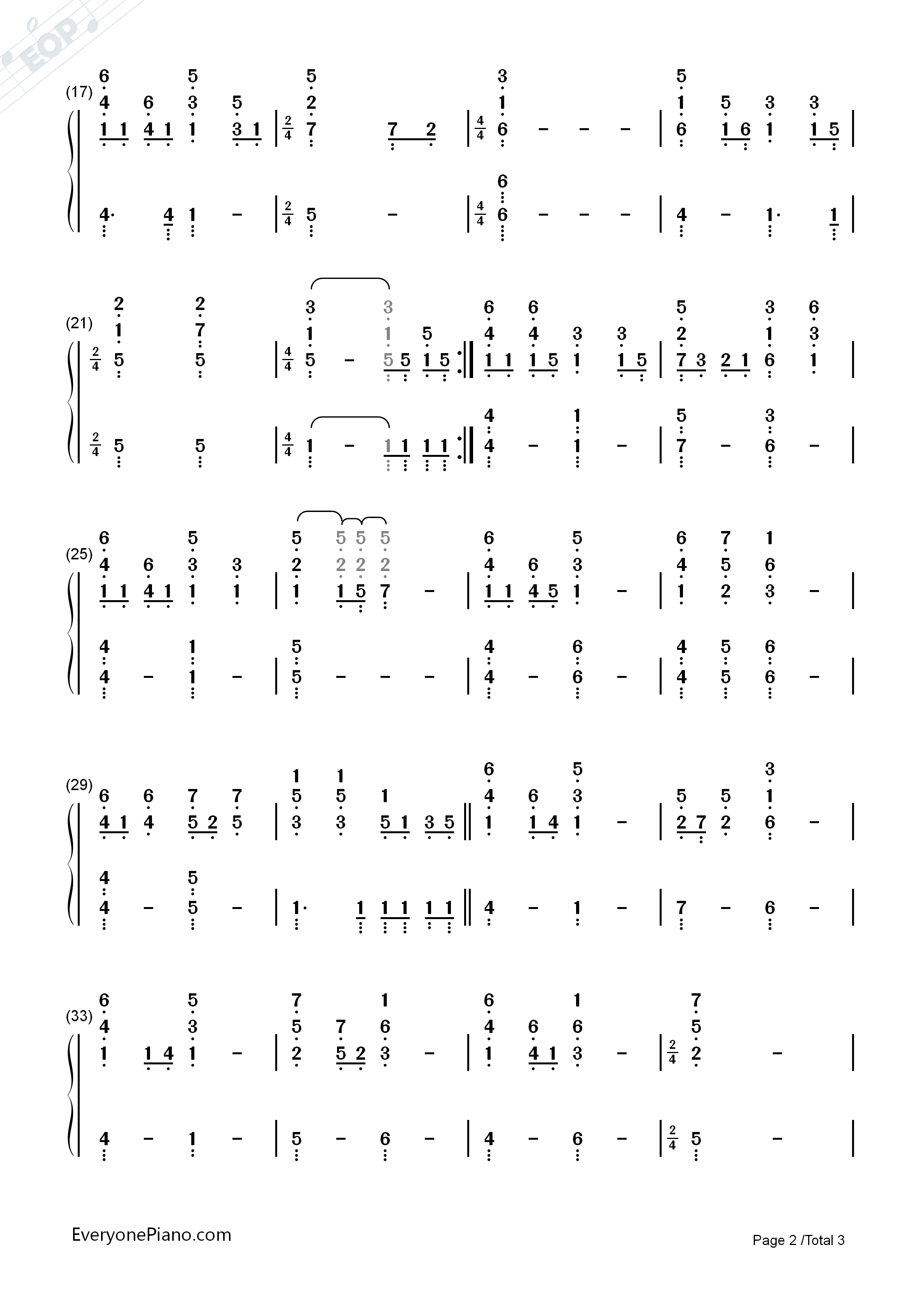 10000_Reasons_(Bless_the_Lord)钢琴简谱_Matt_Redman演唱