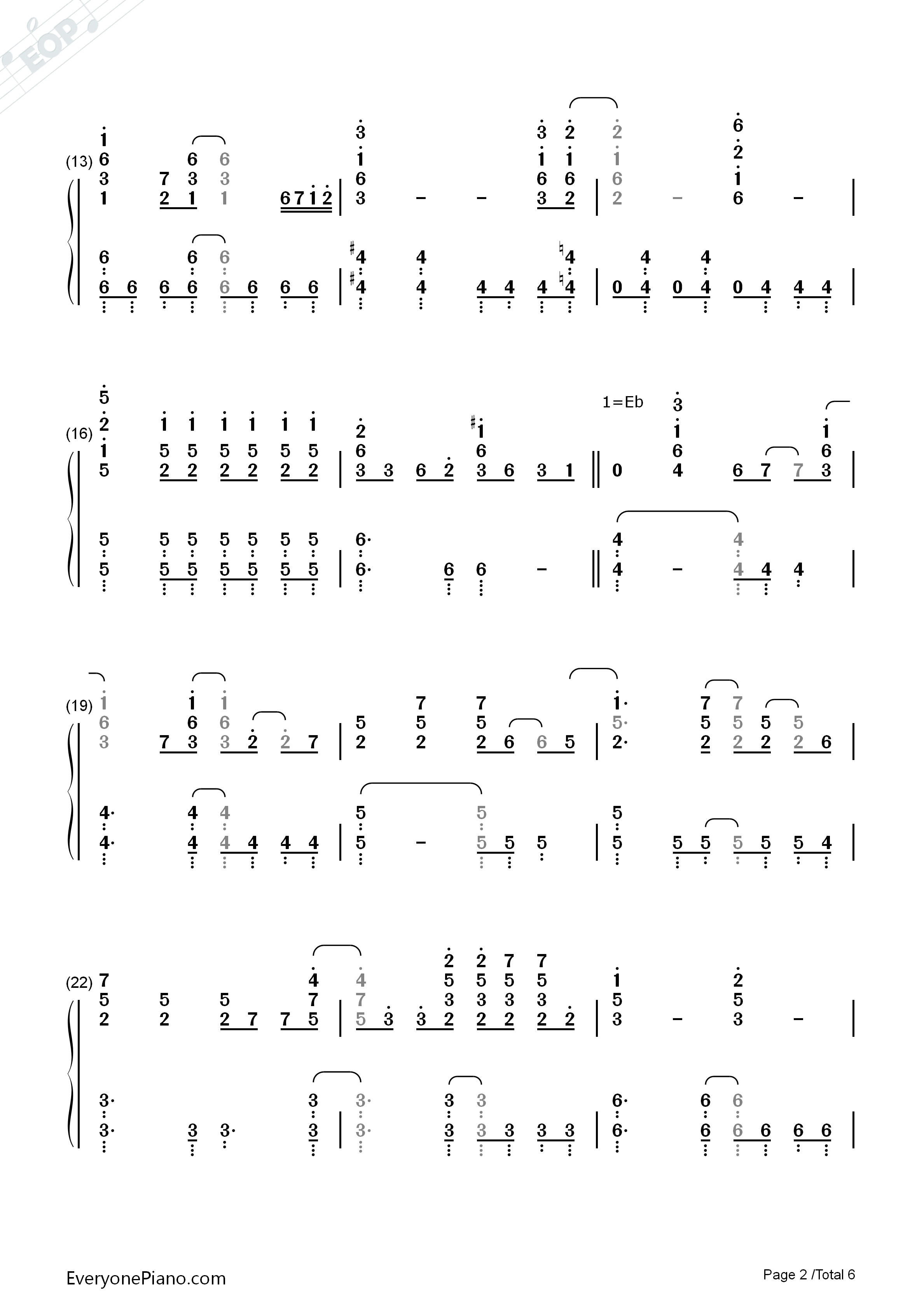コネクト钢琴简谱_ClariS演唱