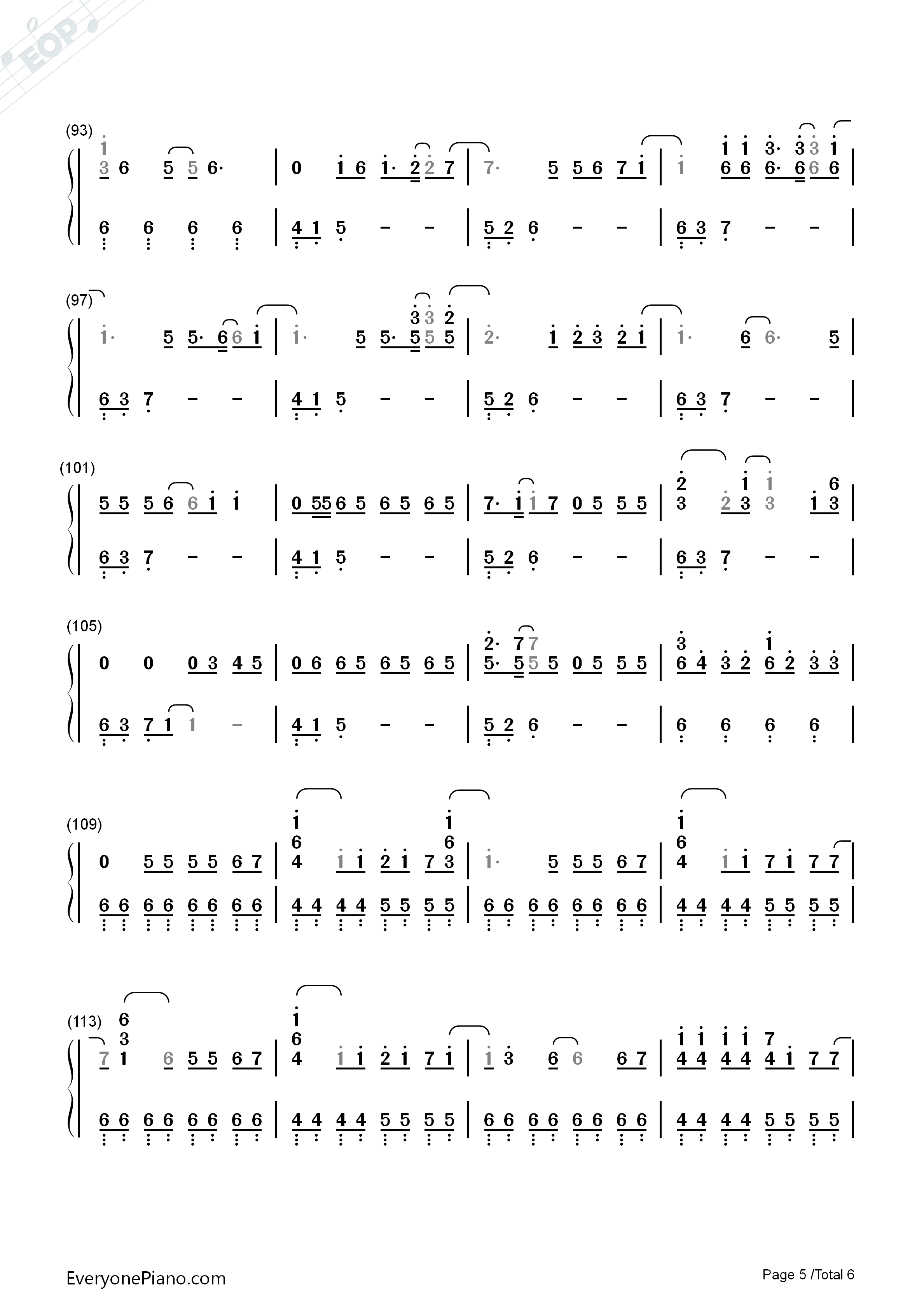 Haru_Haru钢琴简谱_Big_Bang演唱