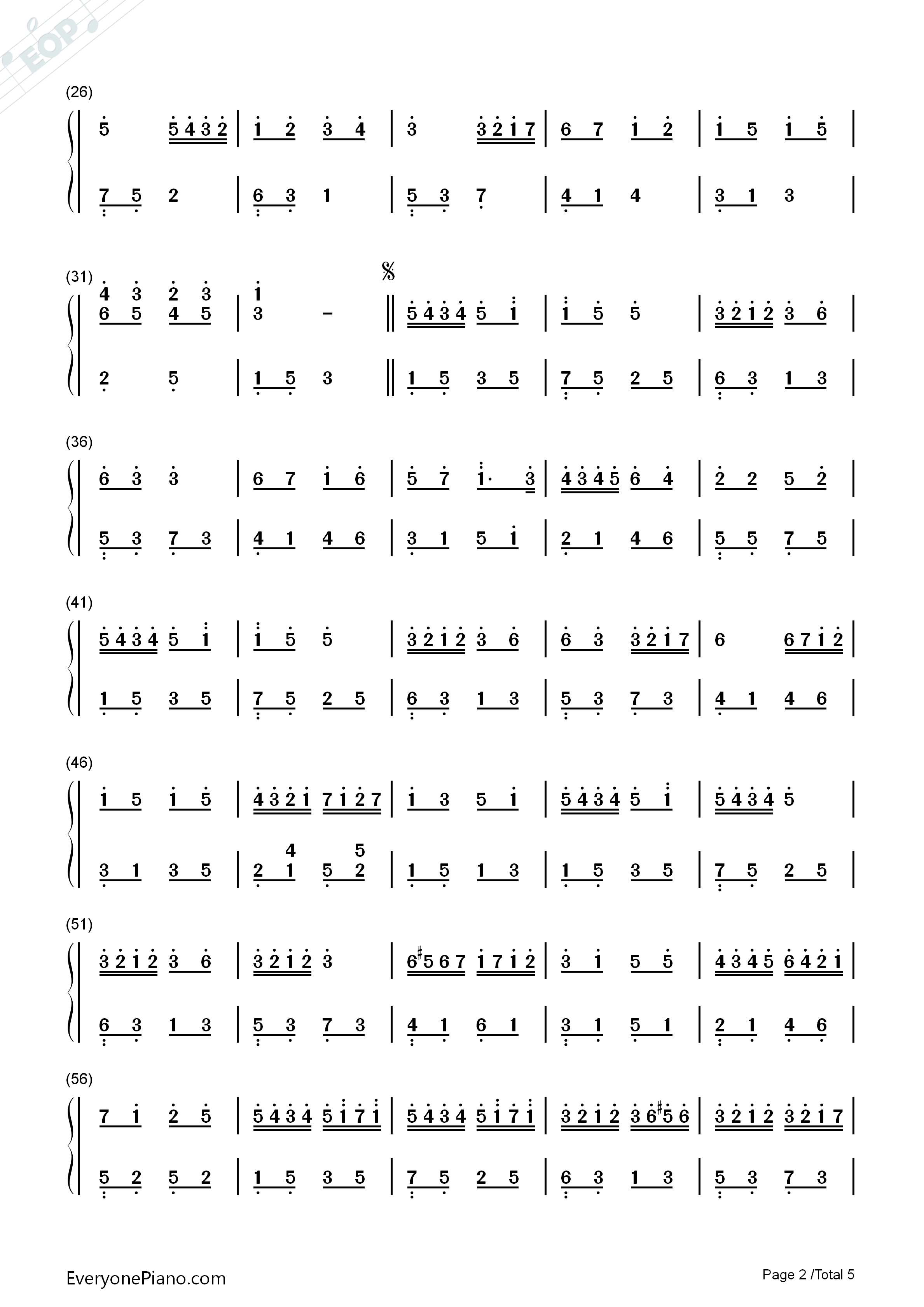 相约卡农钢琴简谱_林隆璇演唱