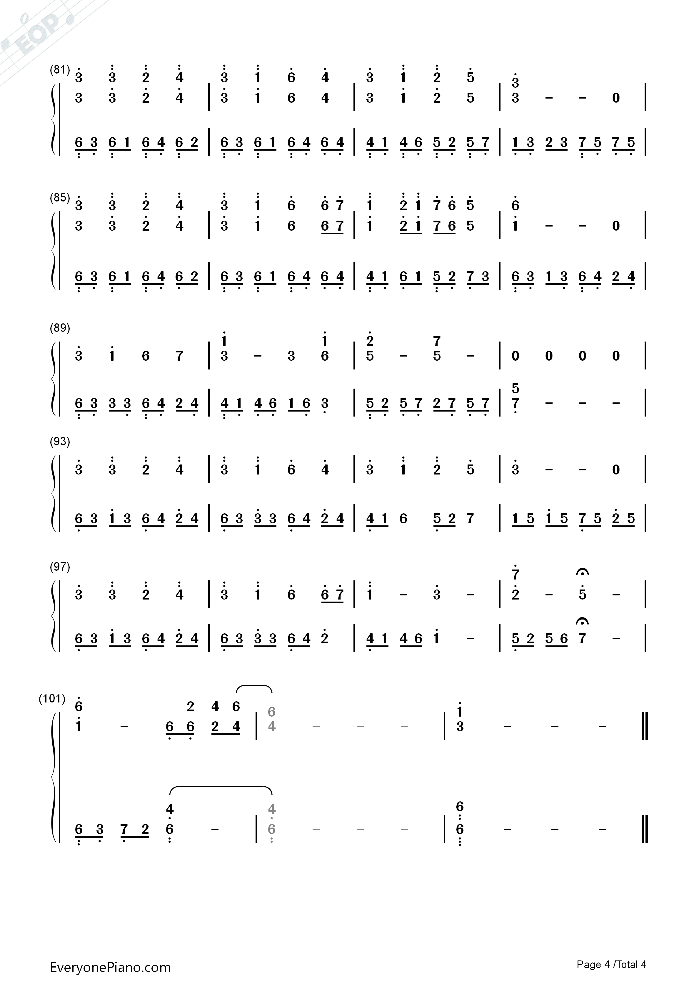 Crossing_Over钢琴简谱_神思者演唱