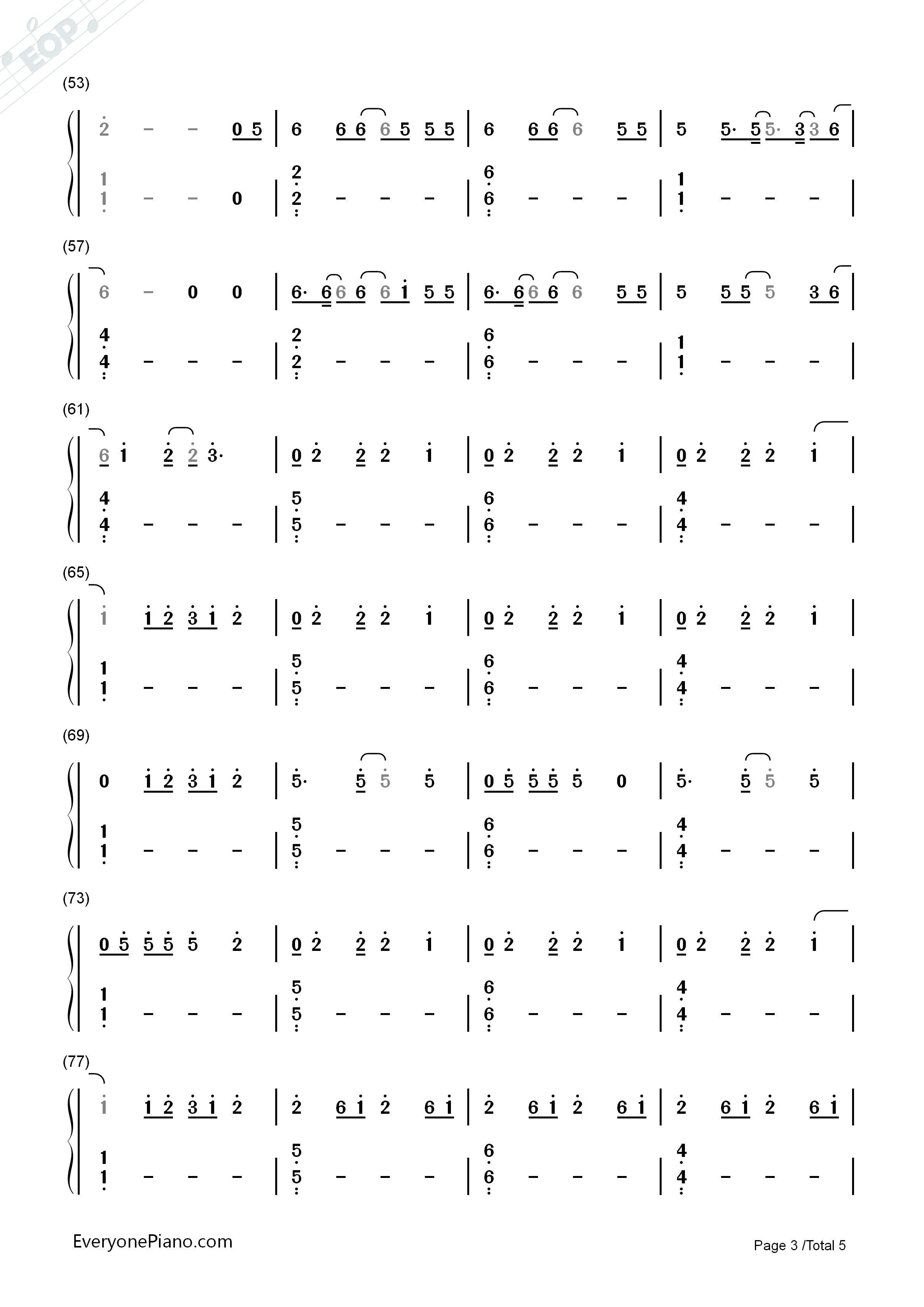 Find_Me钢琴简谱_SIGMA_Birdy演唱