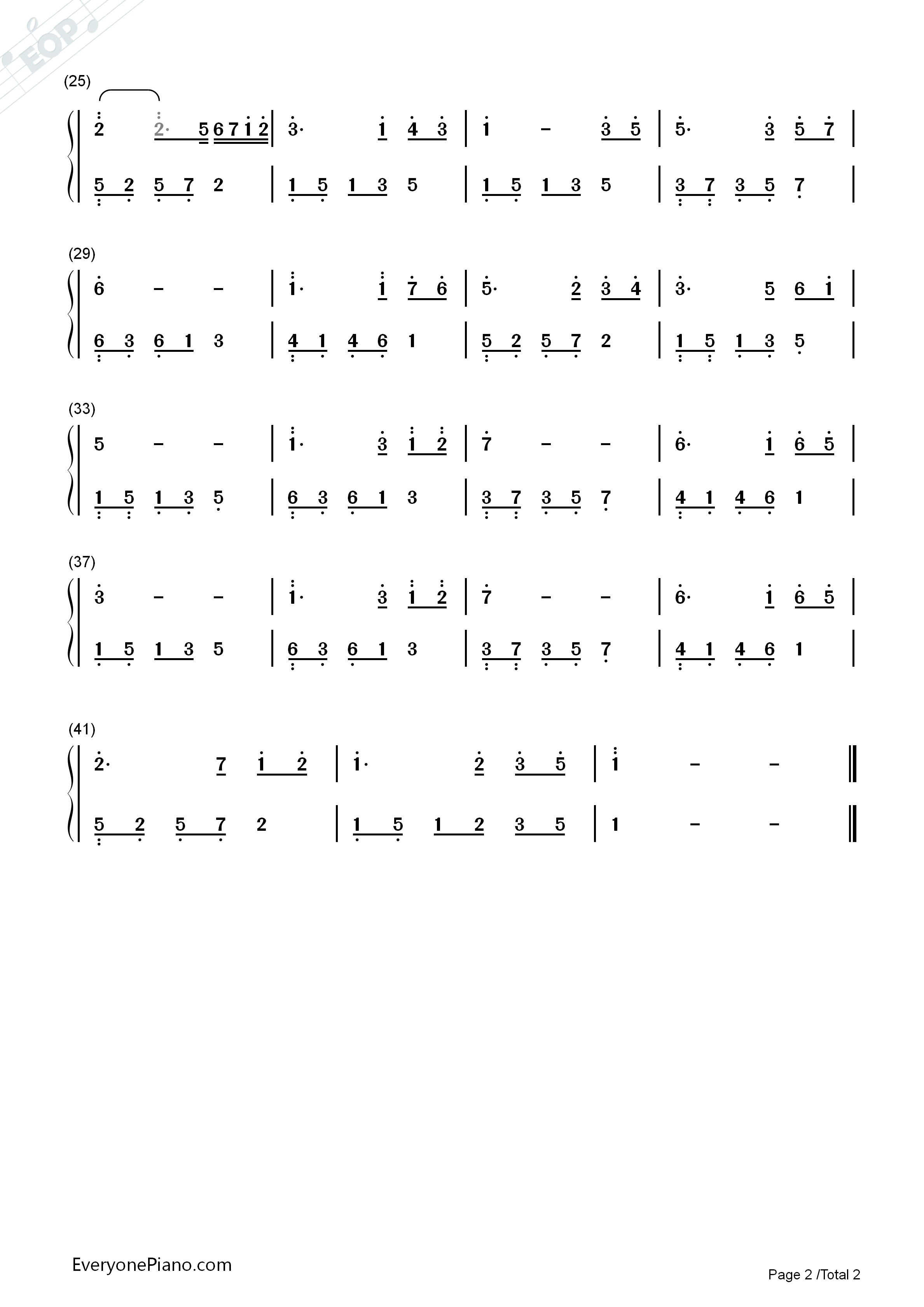 初雪好听简单版钢琴简谱_班得瑞__Bandari演唱