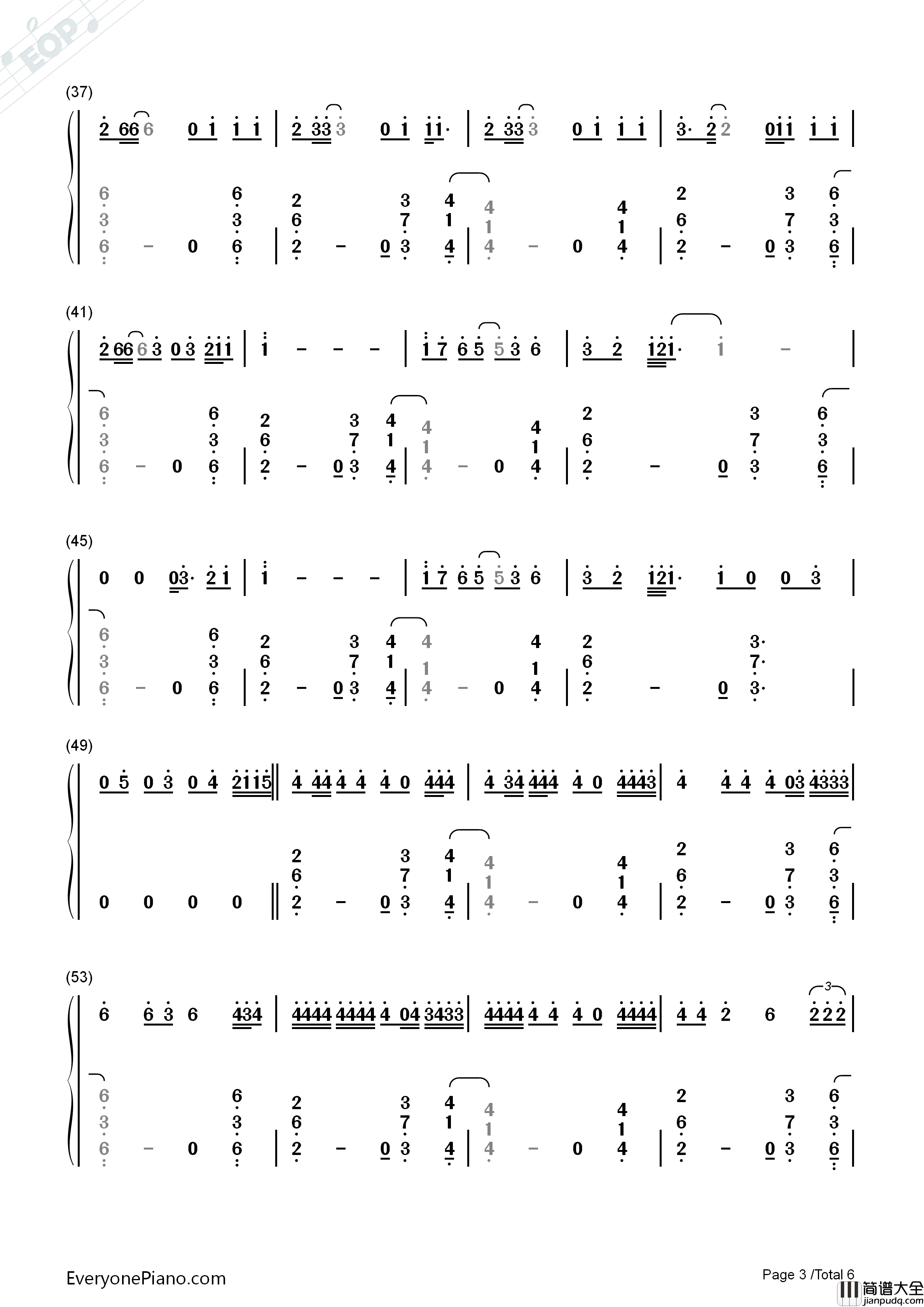 Time_of_Our_Lives钢琴简谱_Pitbull演唱